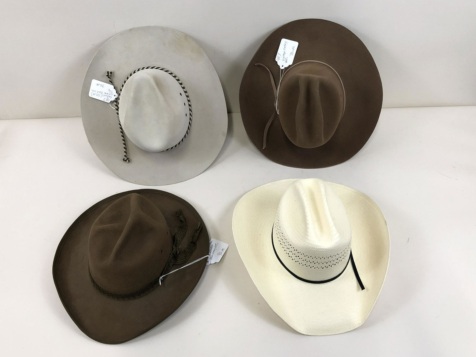 4 Men's Hats Including Stetson (1 of 8)