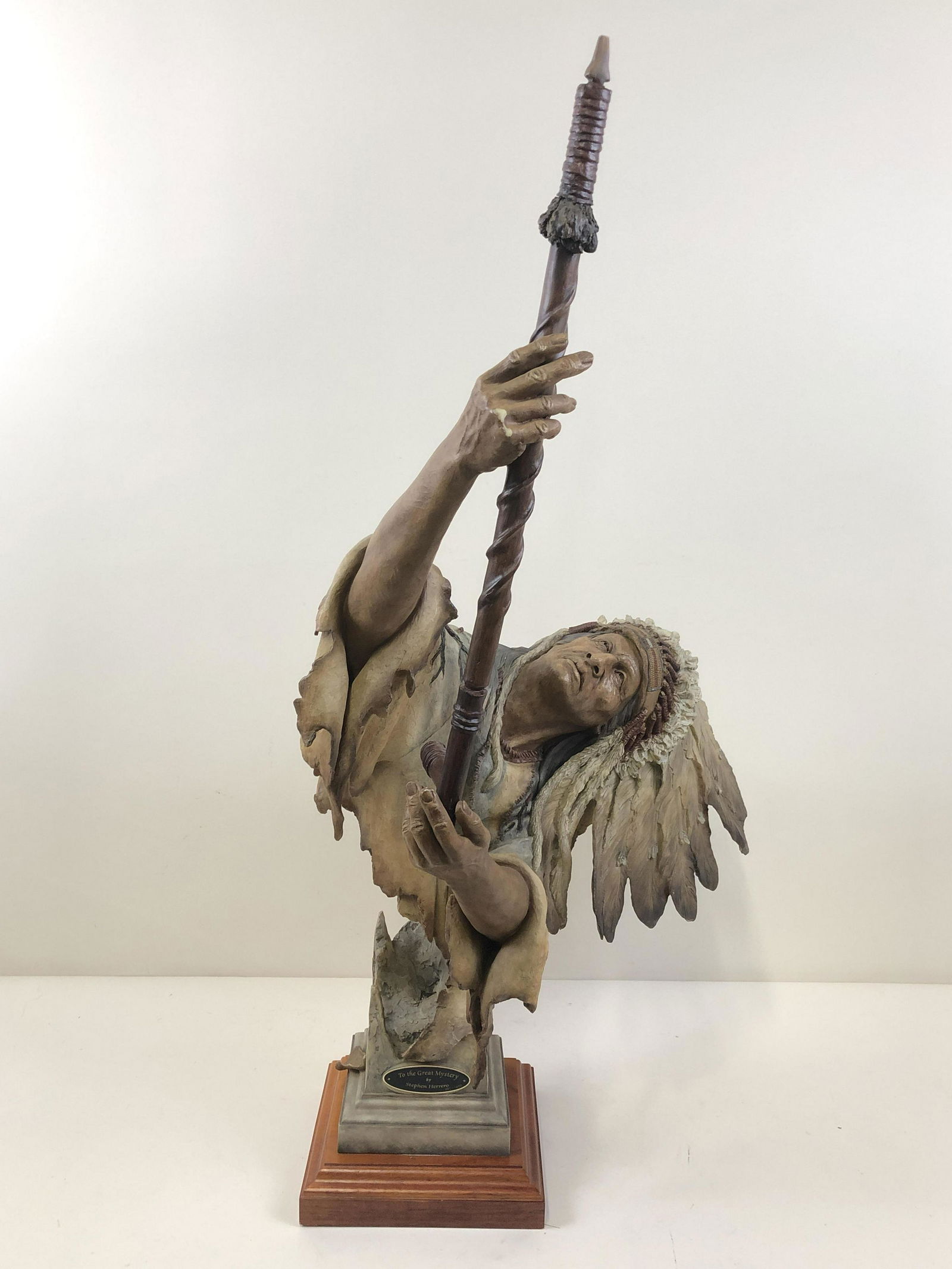 35" Stephen Herrero "Great Mystery" Sculpture (1 of 3)