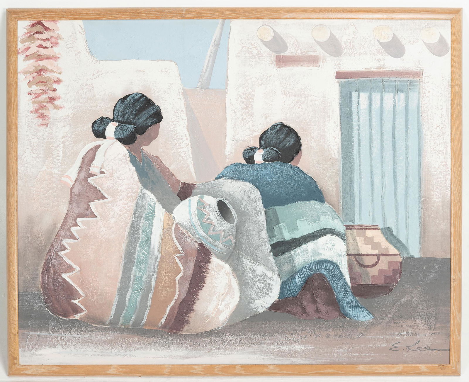 E. Lee Native American Painting (1 of 6)