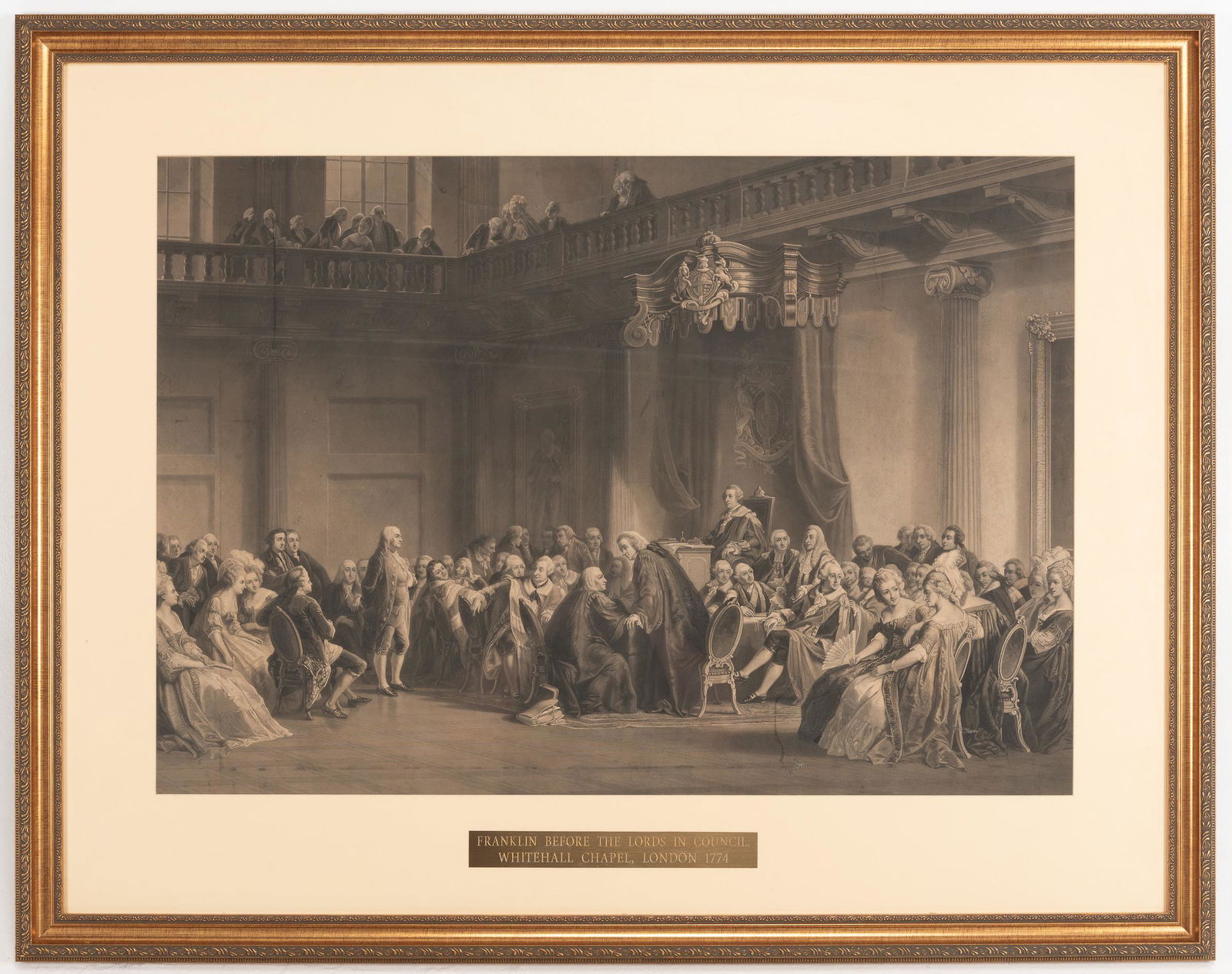 Franklin Before The Lords In Council Print (1 of 5)