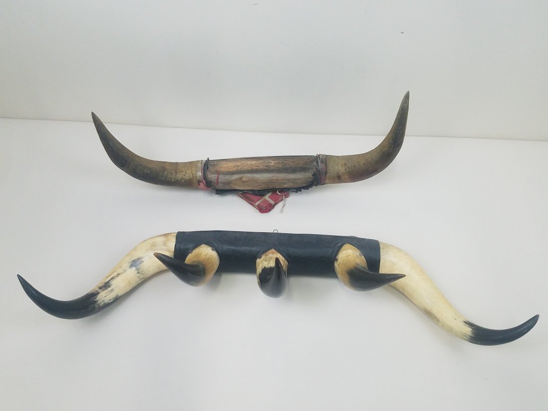2 Steer Horn Hat Racks (1 of 1)