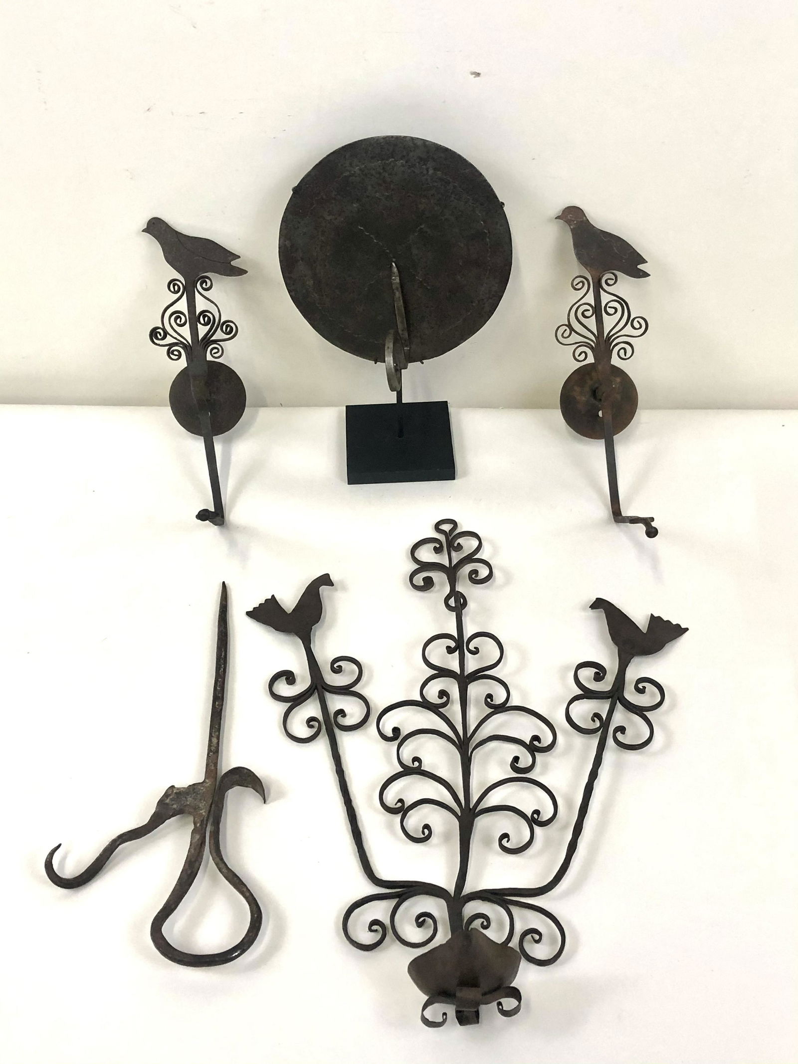 5 Pcs Wrought Iron Candle Holders (1 of 1)