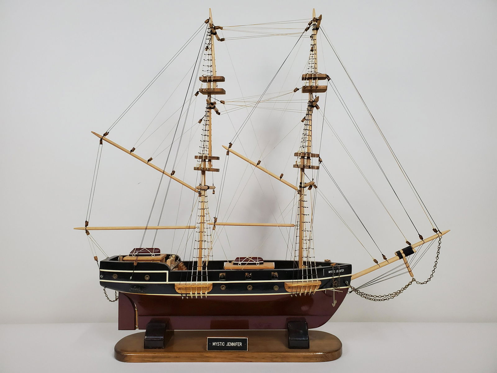 Scratch Built Mystic Jennifer: 32" long X 29" high.