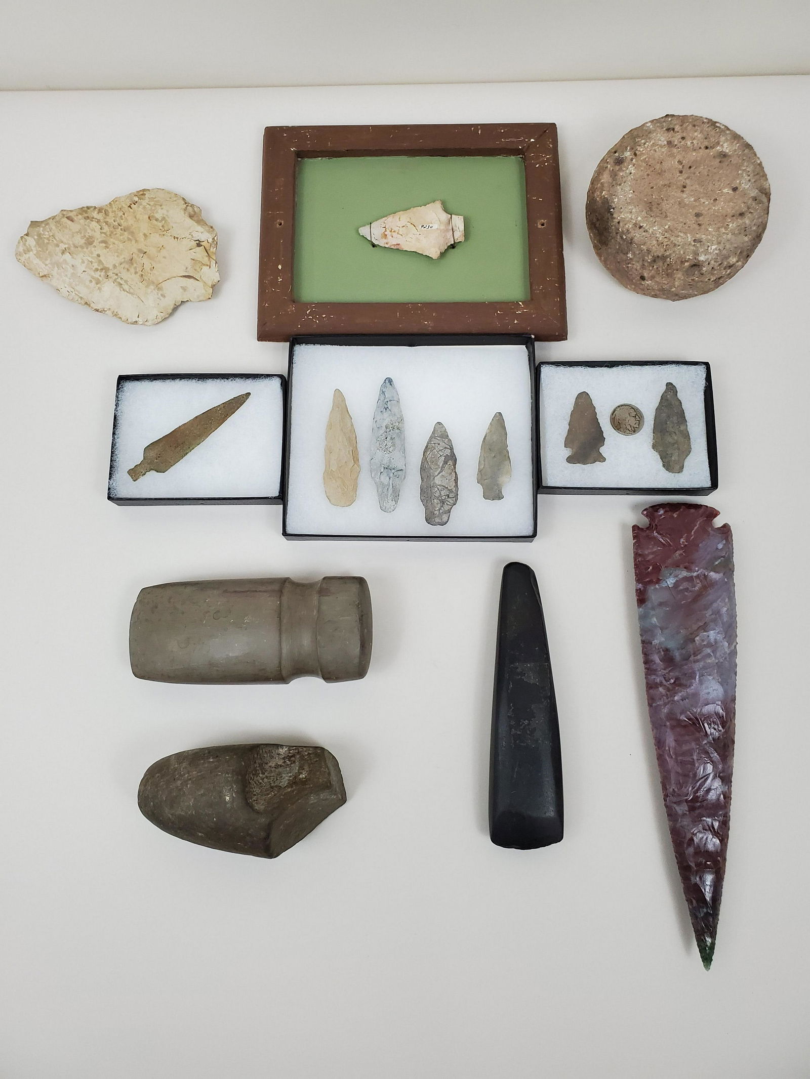 15 Pcs Native American Stone Tools (1 of 1)