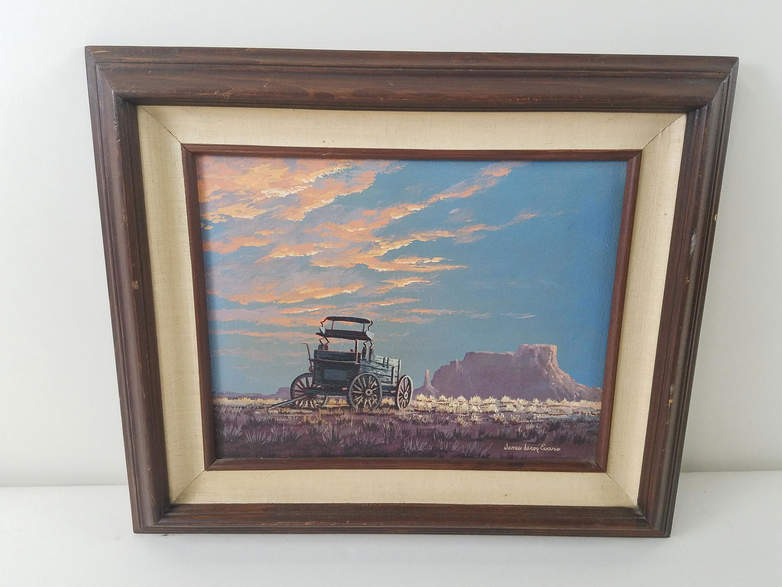 James Leray Evans Wagon Painting (1 of 2)