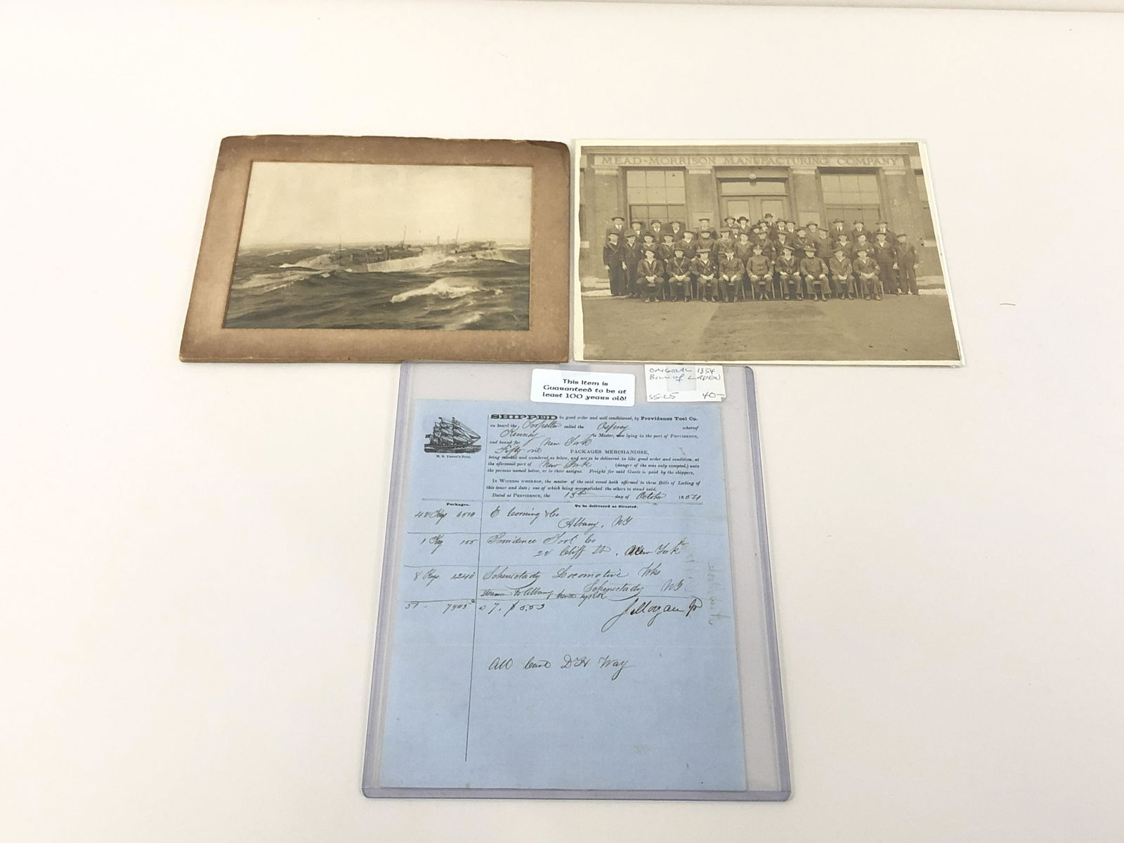 3 Nautical Items Including Sinking Ship (1 of 4)