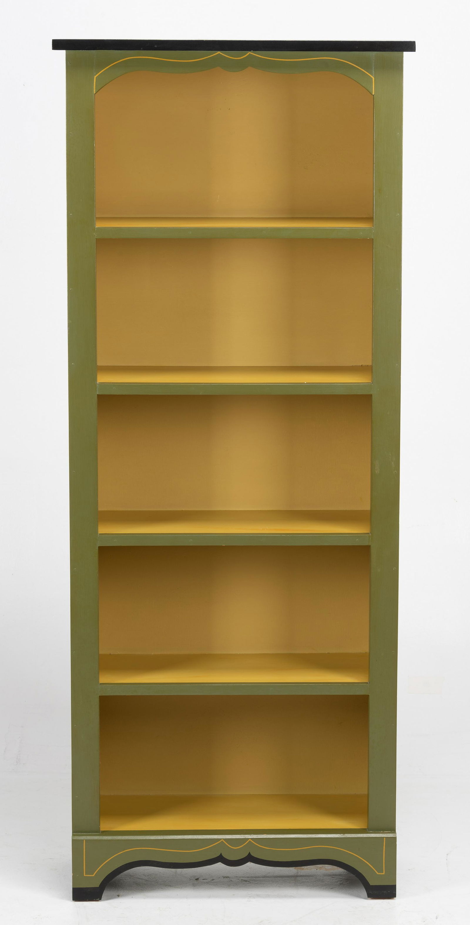 5 Shelf Painted Bookcase (1 of 3)