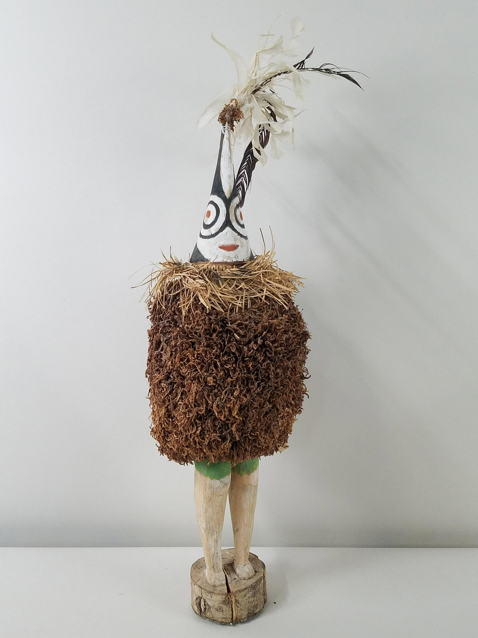 Stylized Corn Maiden Kachina: 35" high.
