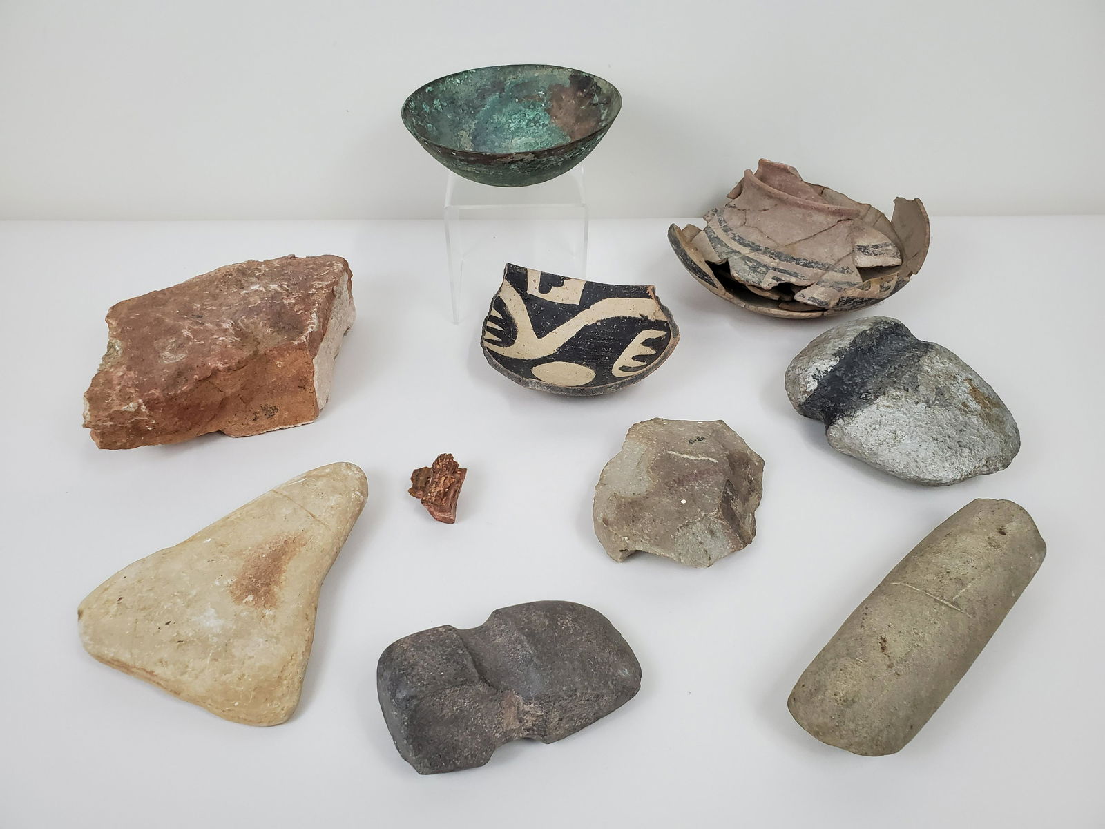 10 Pcs Artifacts, Tools, Pottery Fragments (1 of 1)