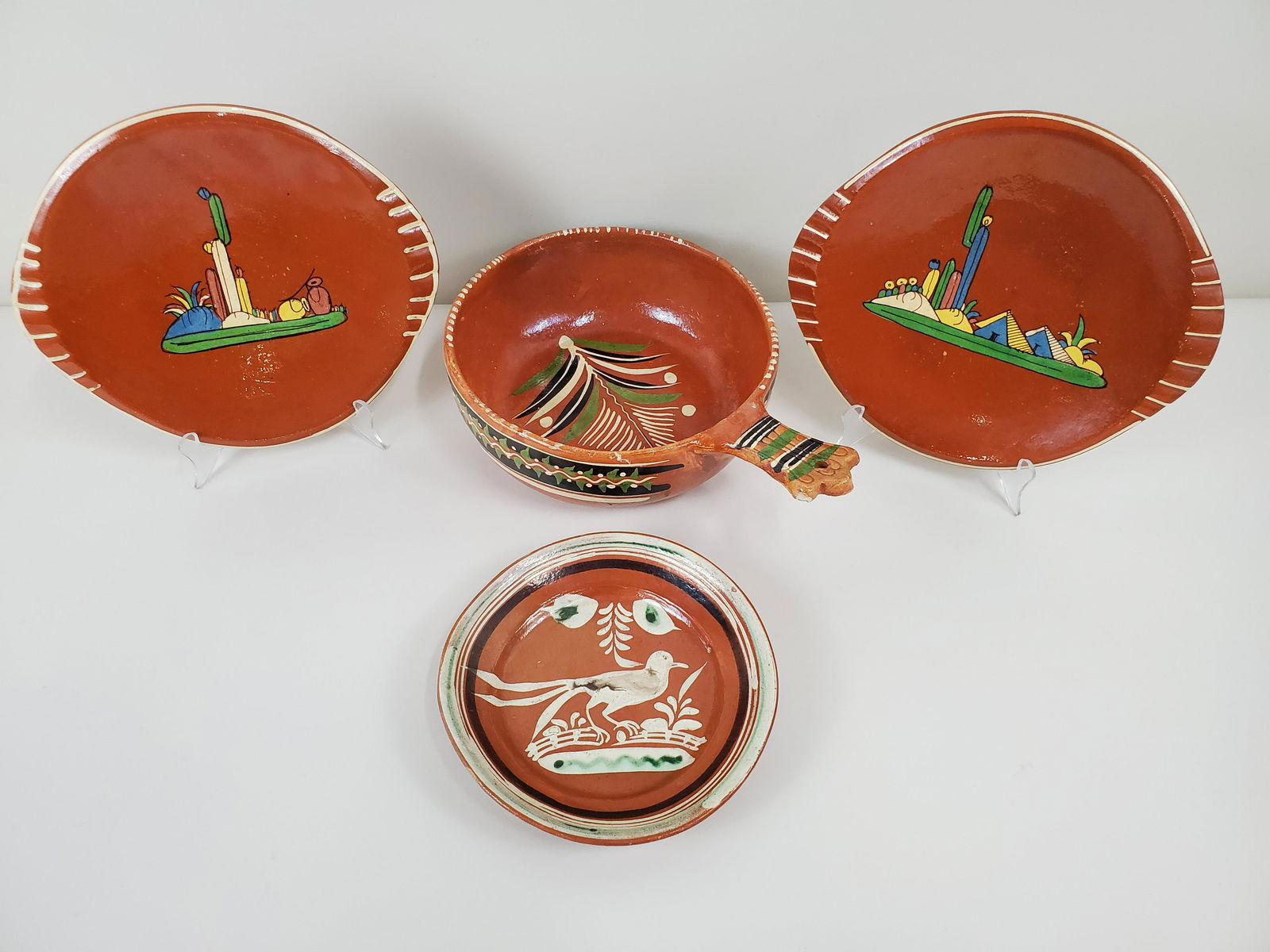 4 Pcs Redware (1 of 3)
