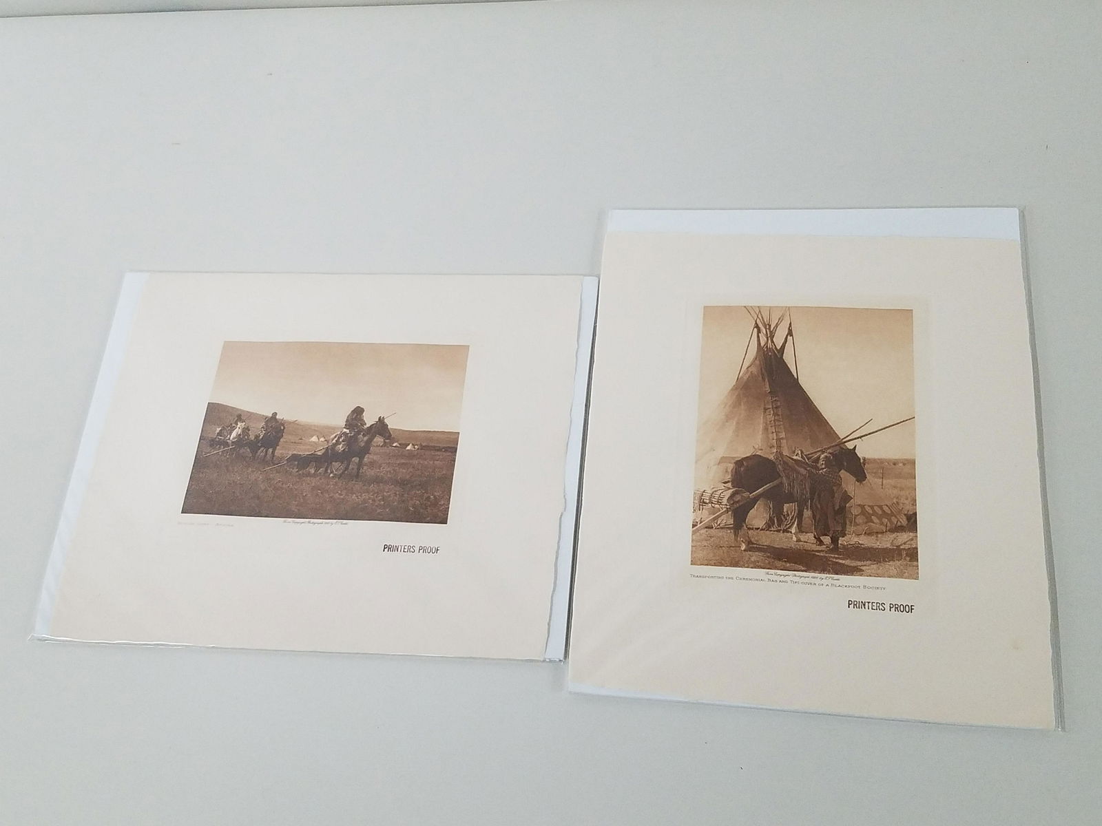 2 E. S. Curtis Photogravure Printers Proofs (1 of 3)
