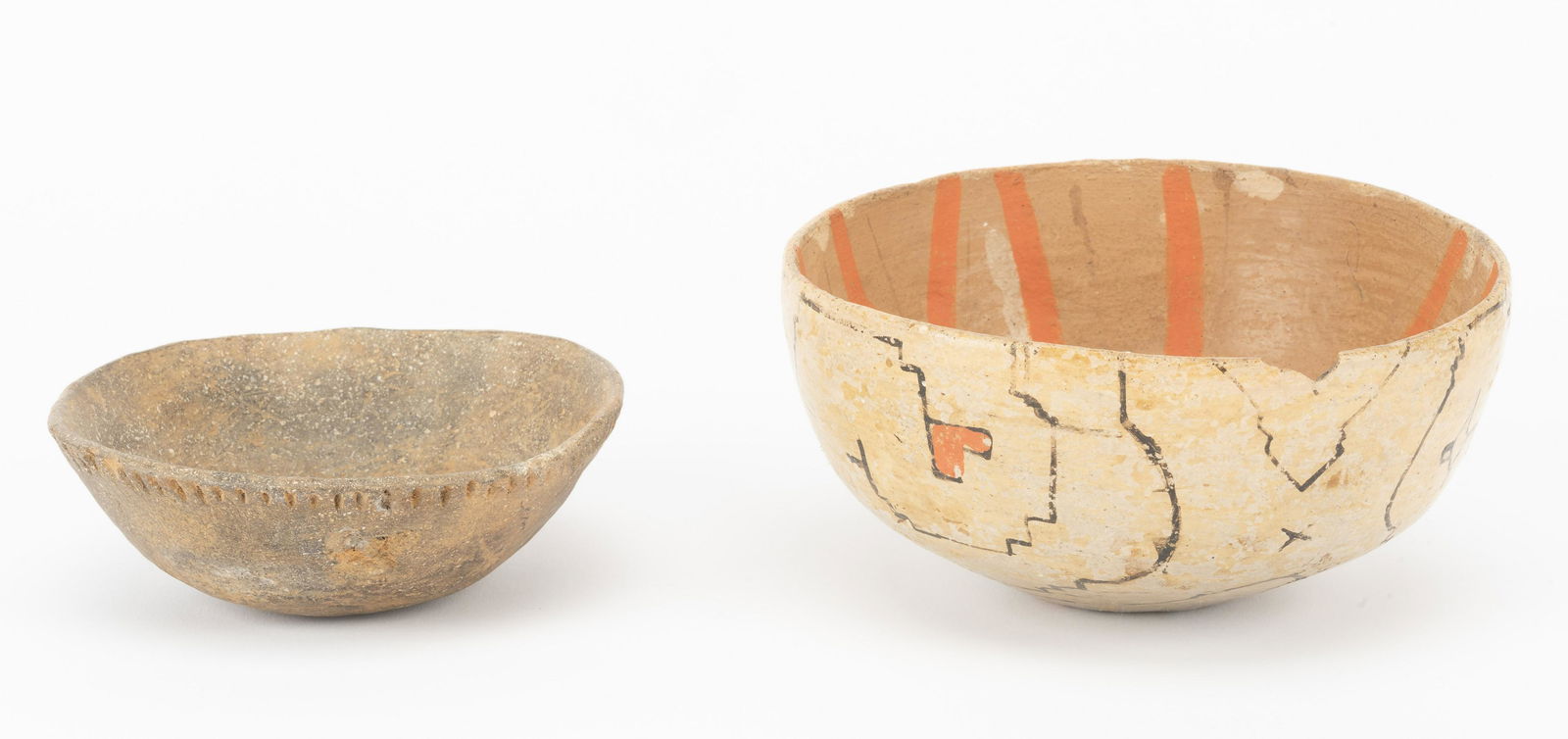 2 Pcs Native American Pottery (1 of 3)