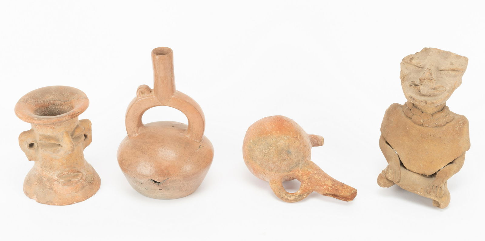 4 Pcs Central American Pottery (1 of 11)