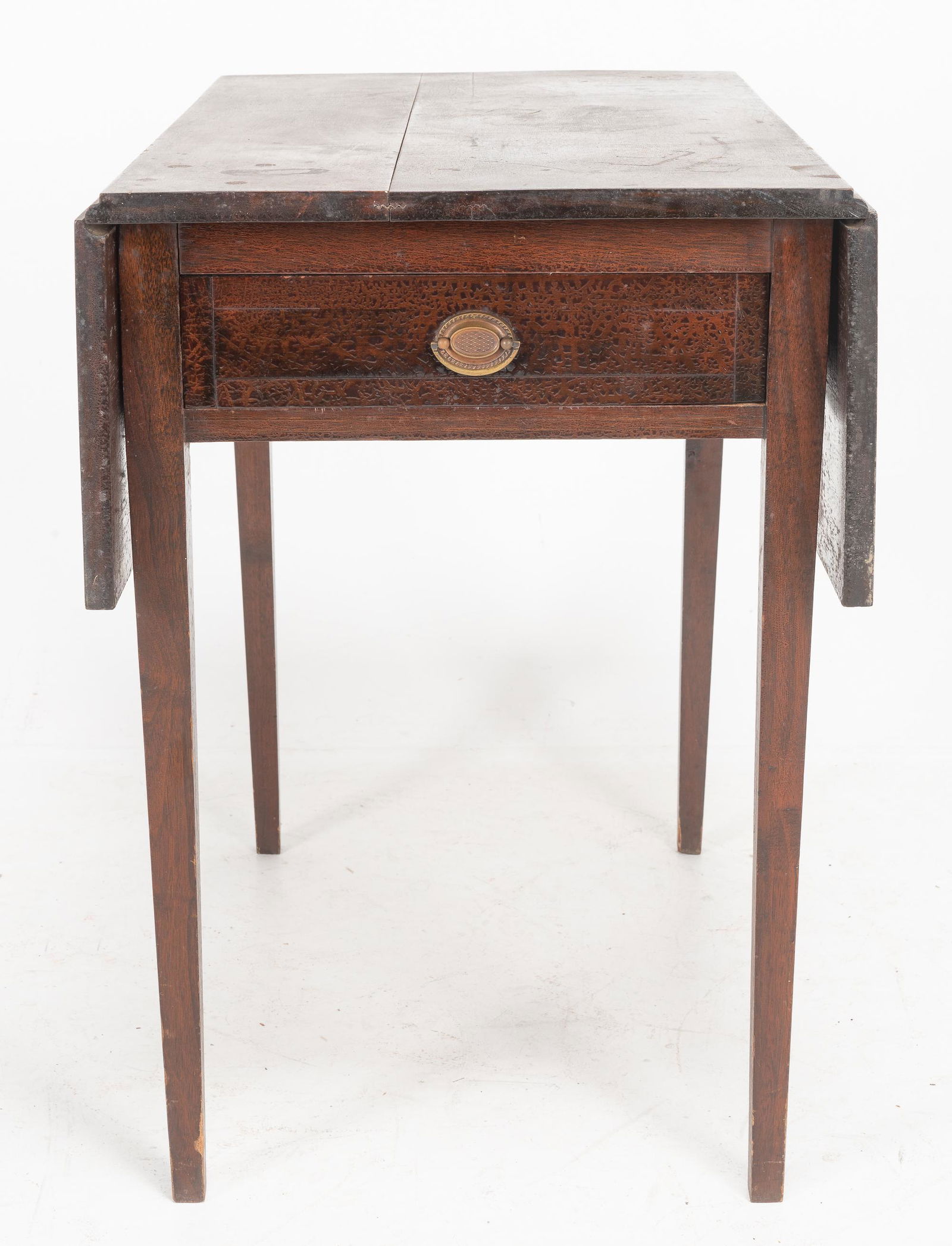 19th C Drop Side Table with Drawer (1 of 4)