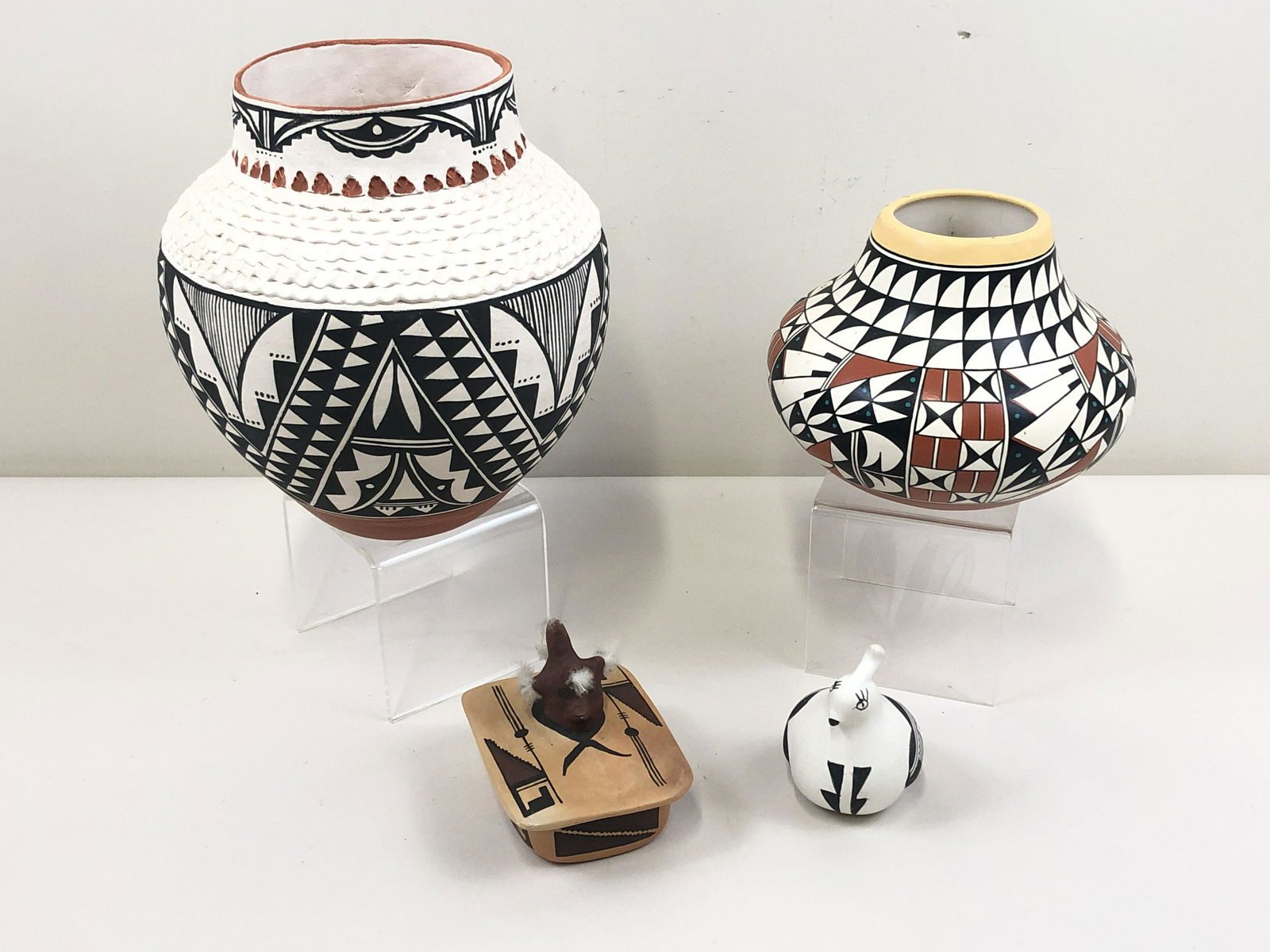 4 Pcs Native American Pottery Including Nampeyo (1 of 7)