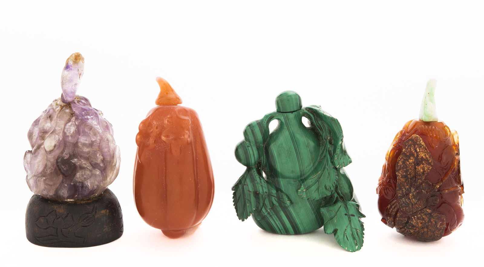 Group of 4 Chinese Snuff Bottles (1 of 2)