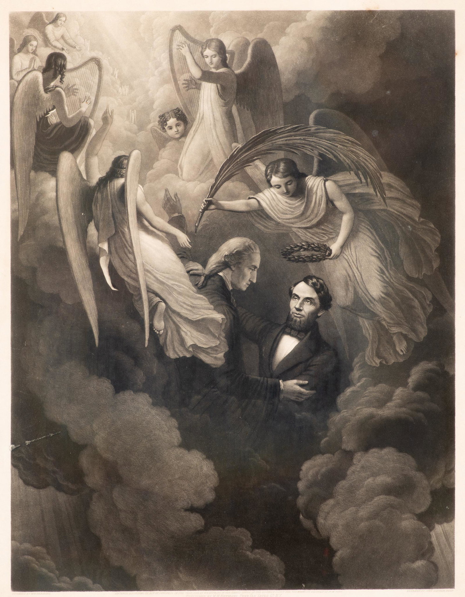 Abraham Lincoln The Martyr Victorious Etching (1 of 4)