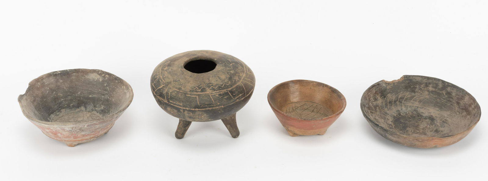 4 Pcs Central American Pottery (1 of 13)