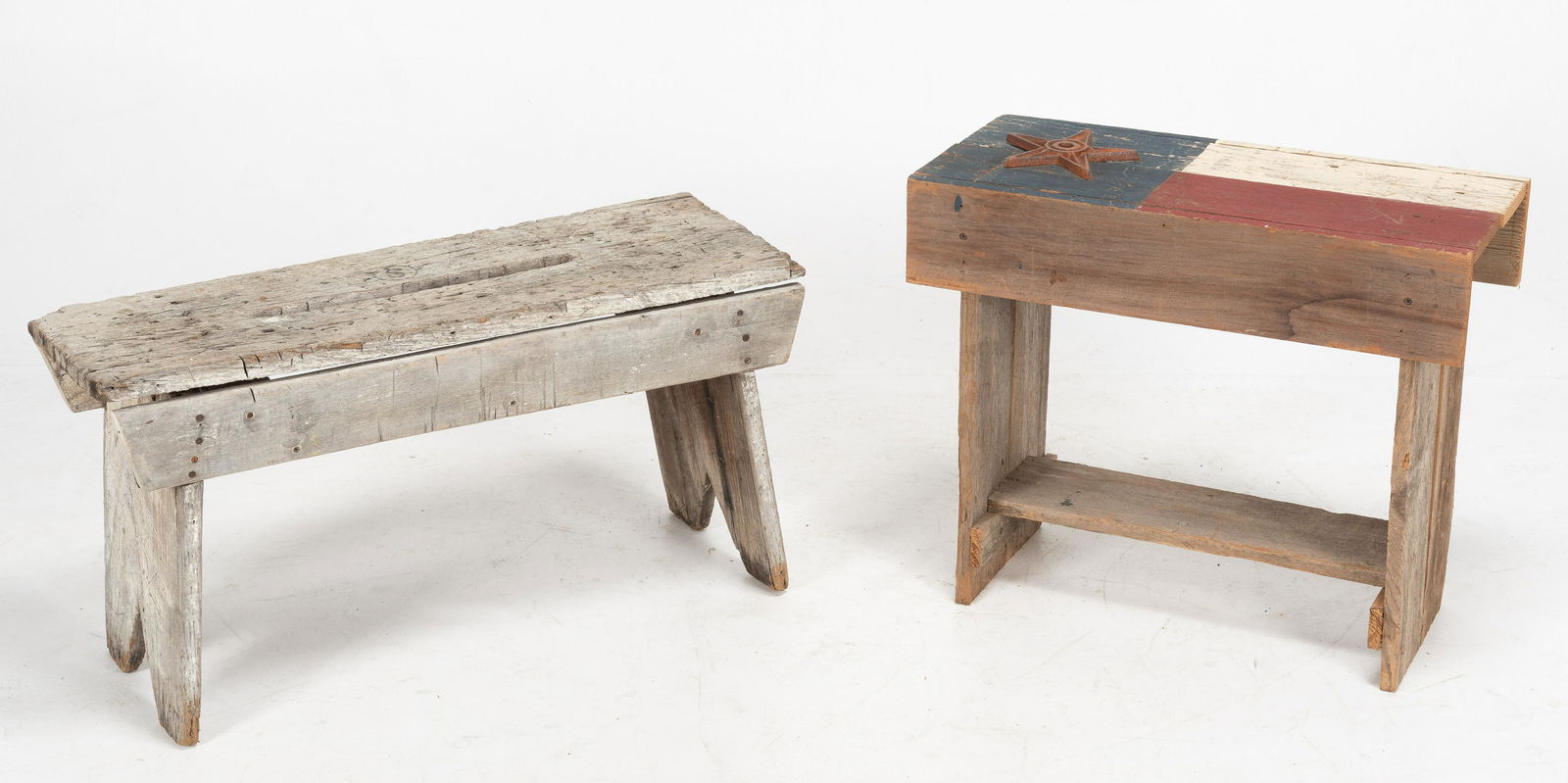 2 Primitive Benches (1 of 3)