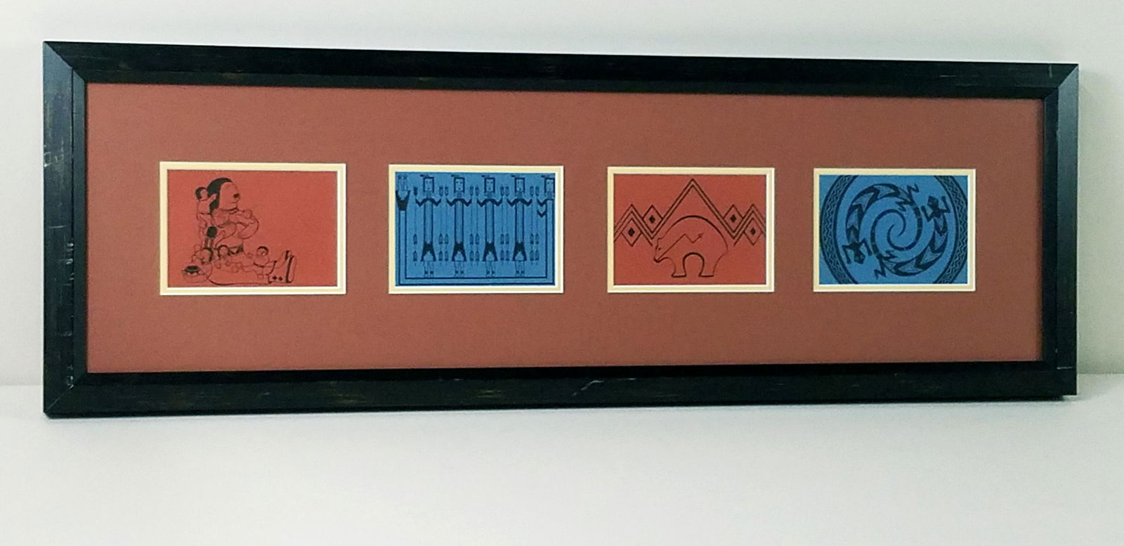 4 Panel Native American Prints (1 of 1)
