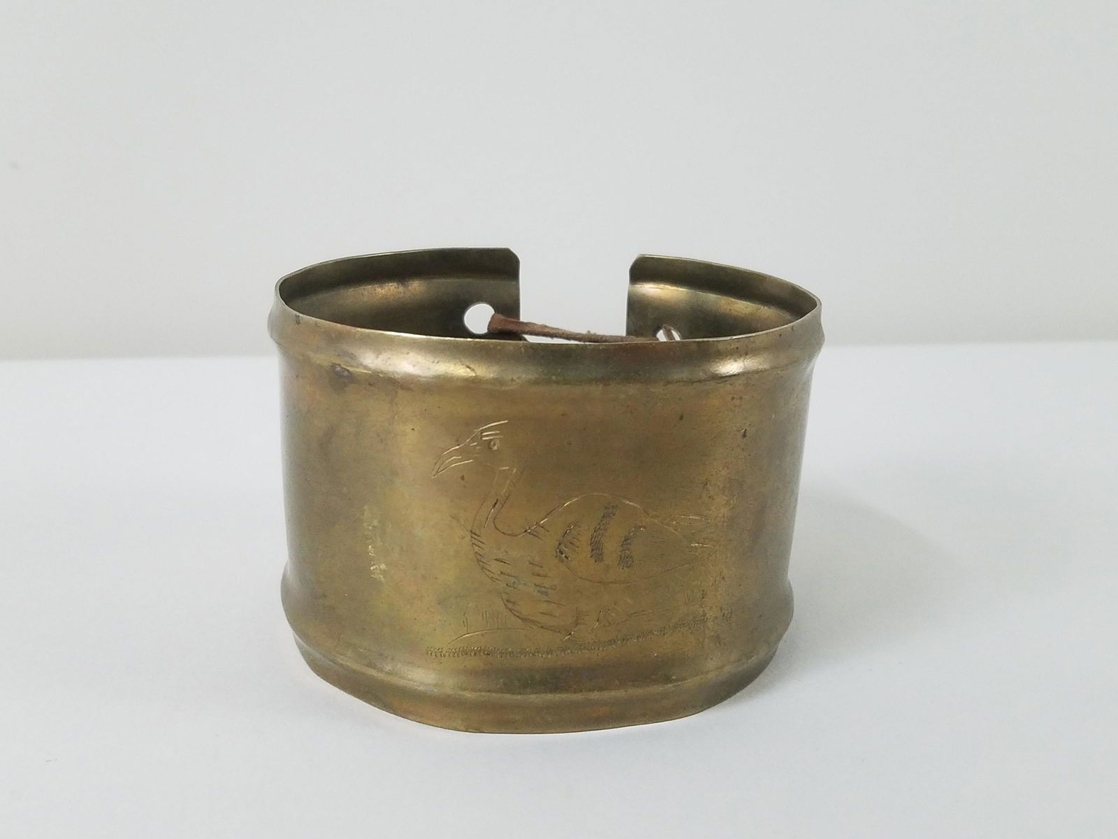 Brass Arm Band with Bird (1 of 3)