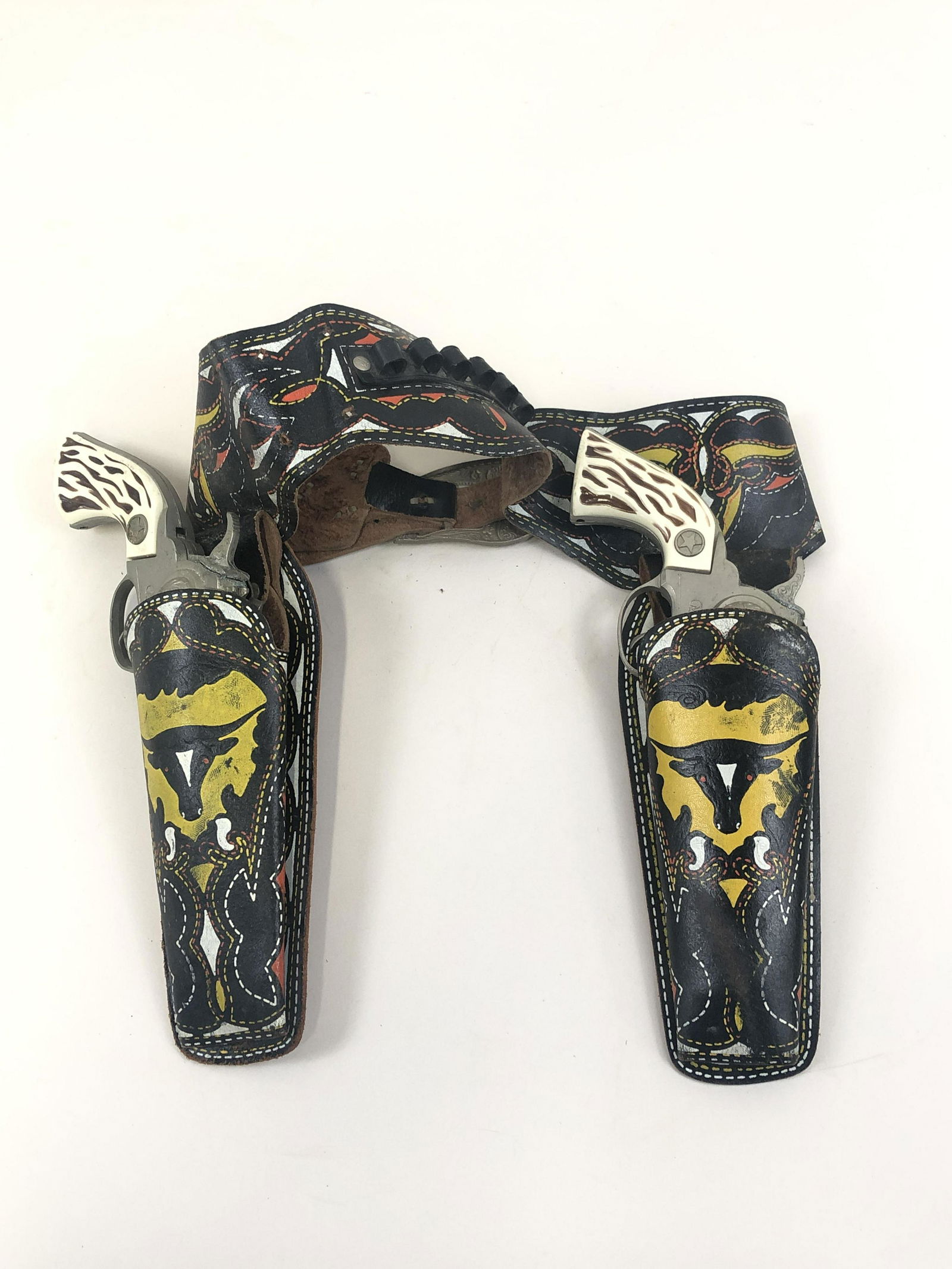 Pair of Hubley Marshall Cap Guns: Includes holster.