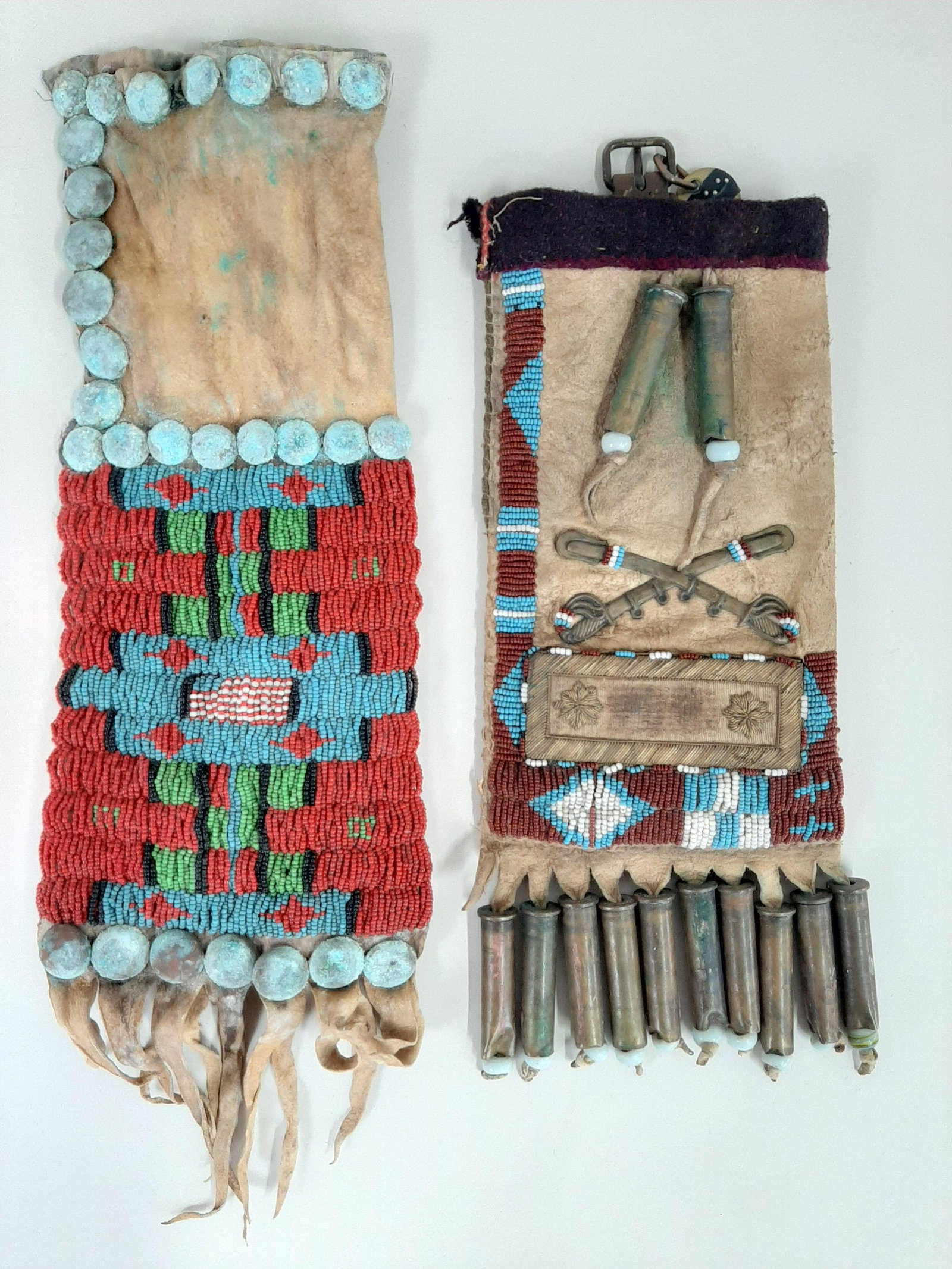 2 Native American Pipe Bags (1 of 2)