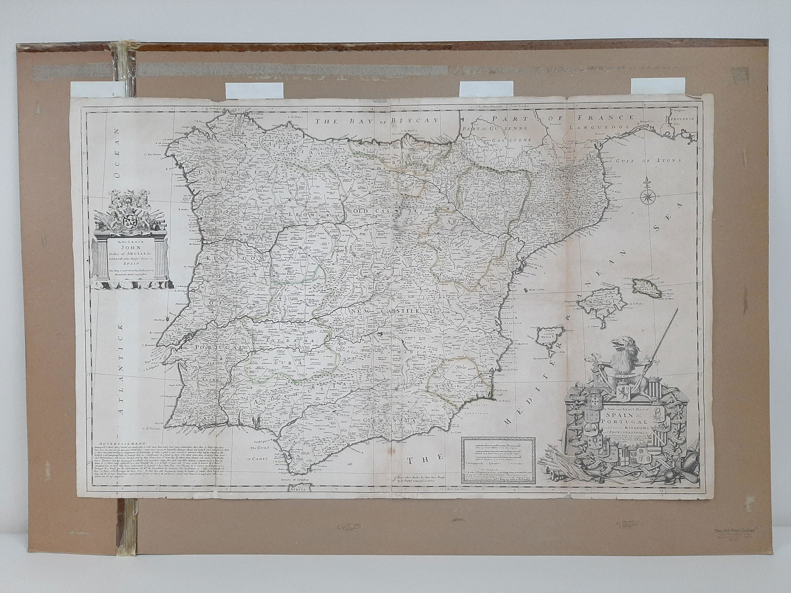 1711 Spain and Portugal Map (1 of 5)