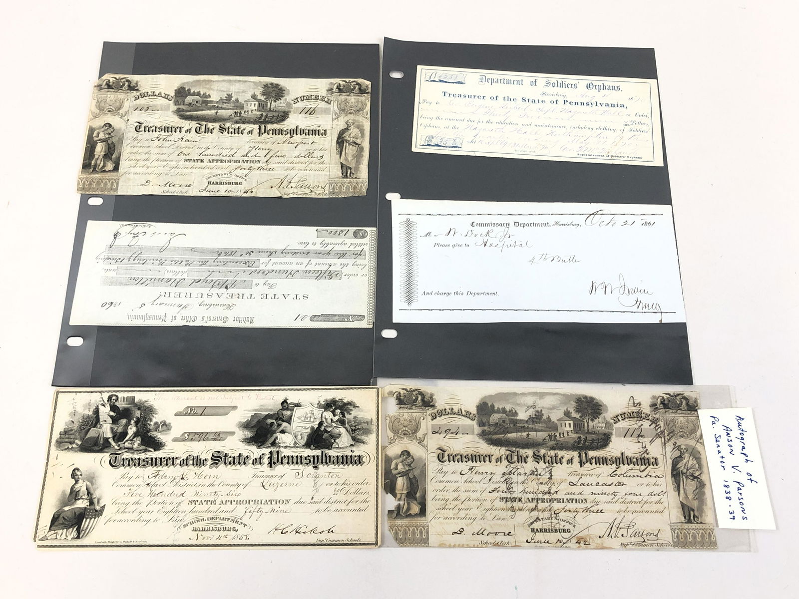 6 Pennsylvania Treasury Notes (1 of 4)