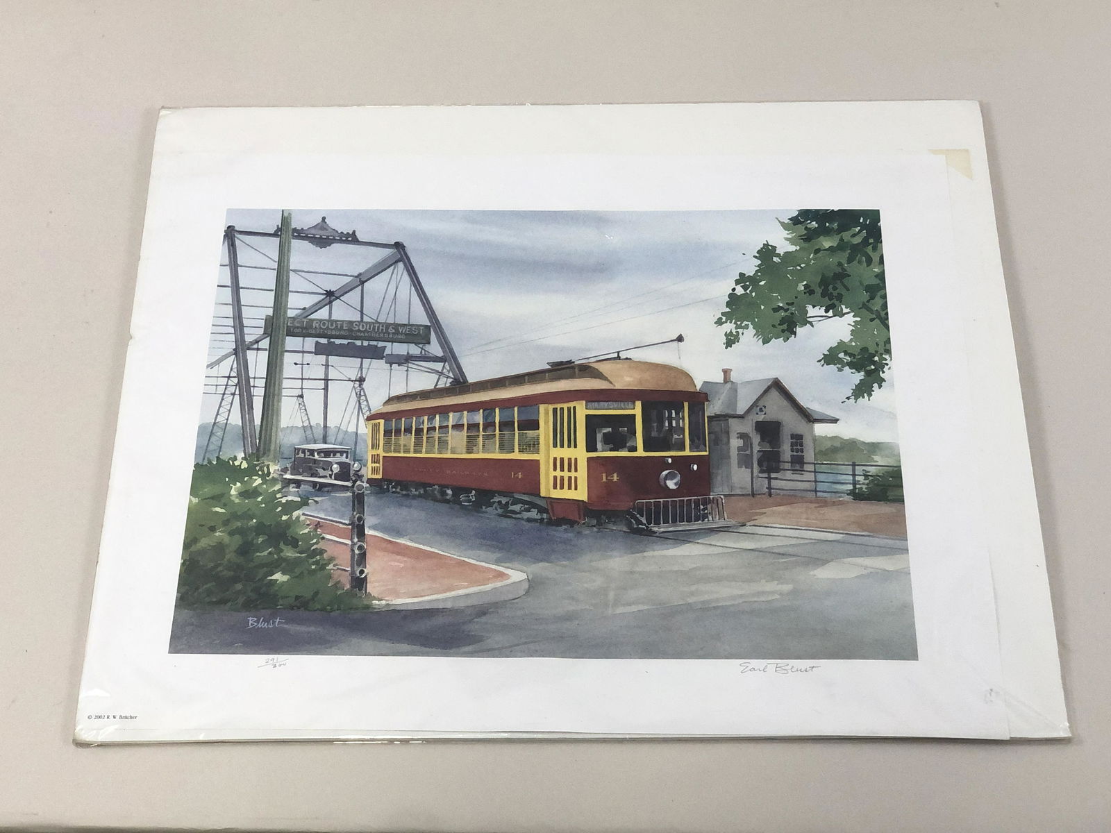 E. Blust Trolly Car Print (1 of 3)