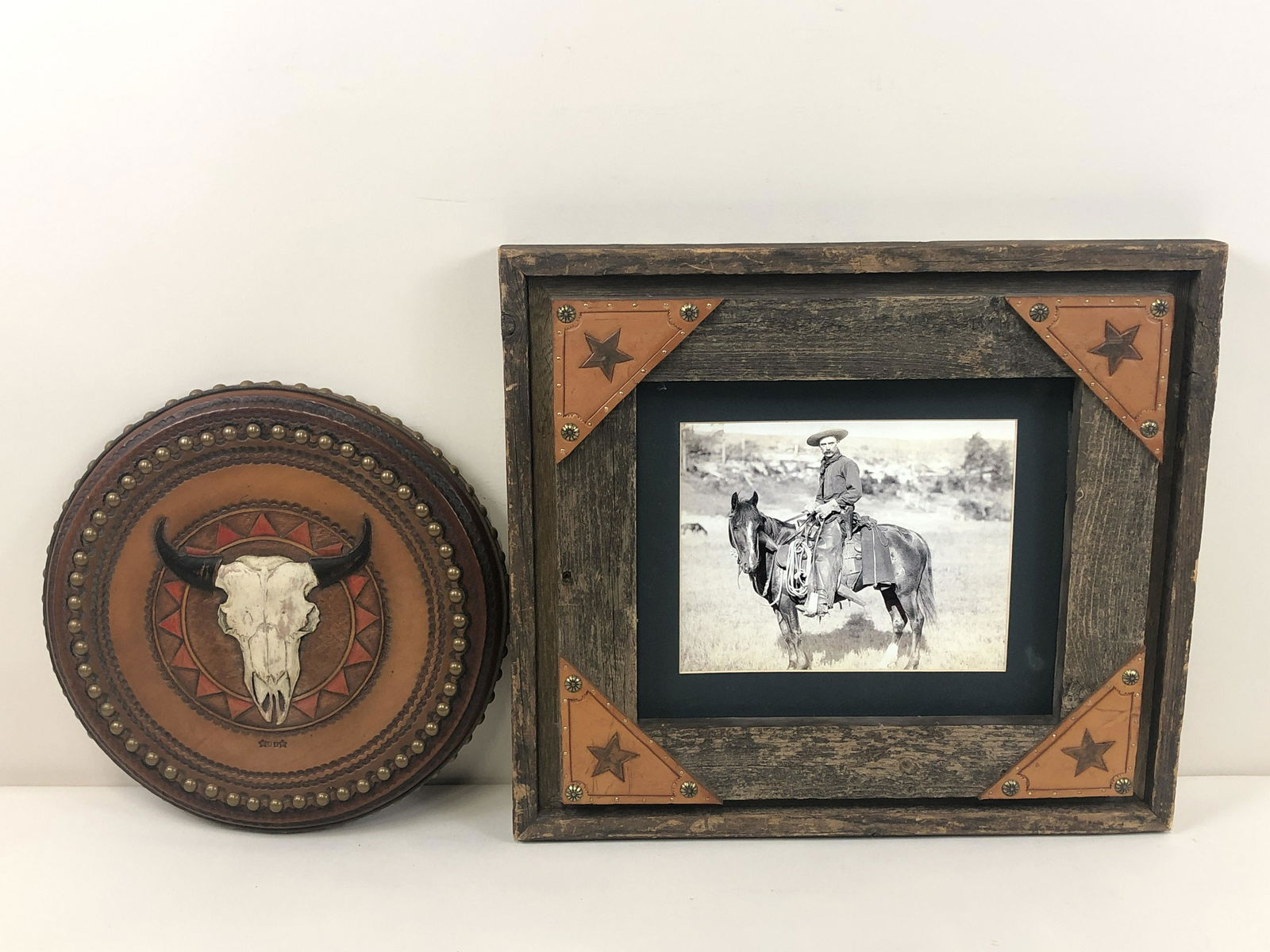 2 Western Frames with Leather (1 of 5)