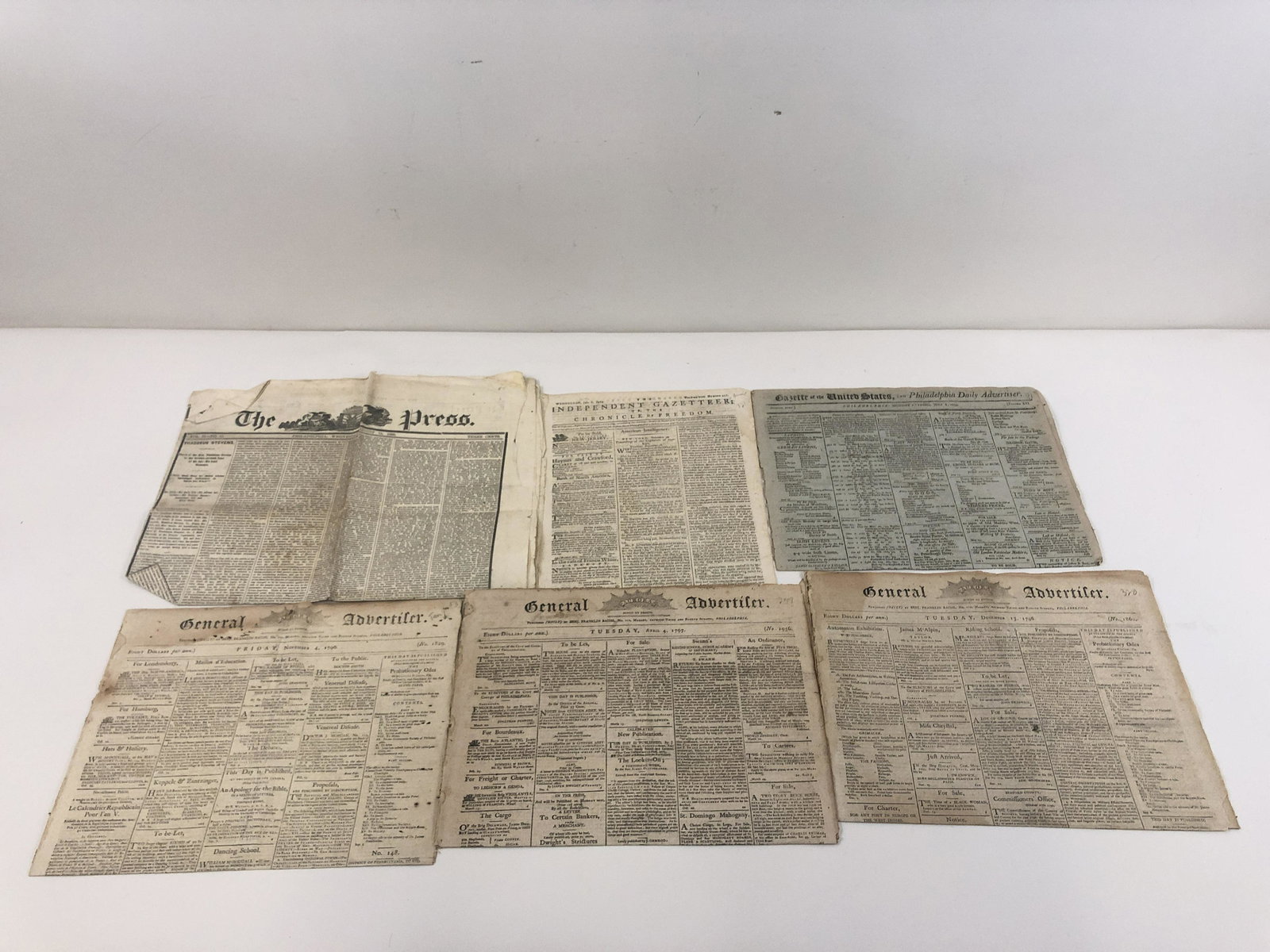 6 Philadelphia Newspapers (1796-1868) (1 of 7)