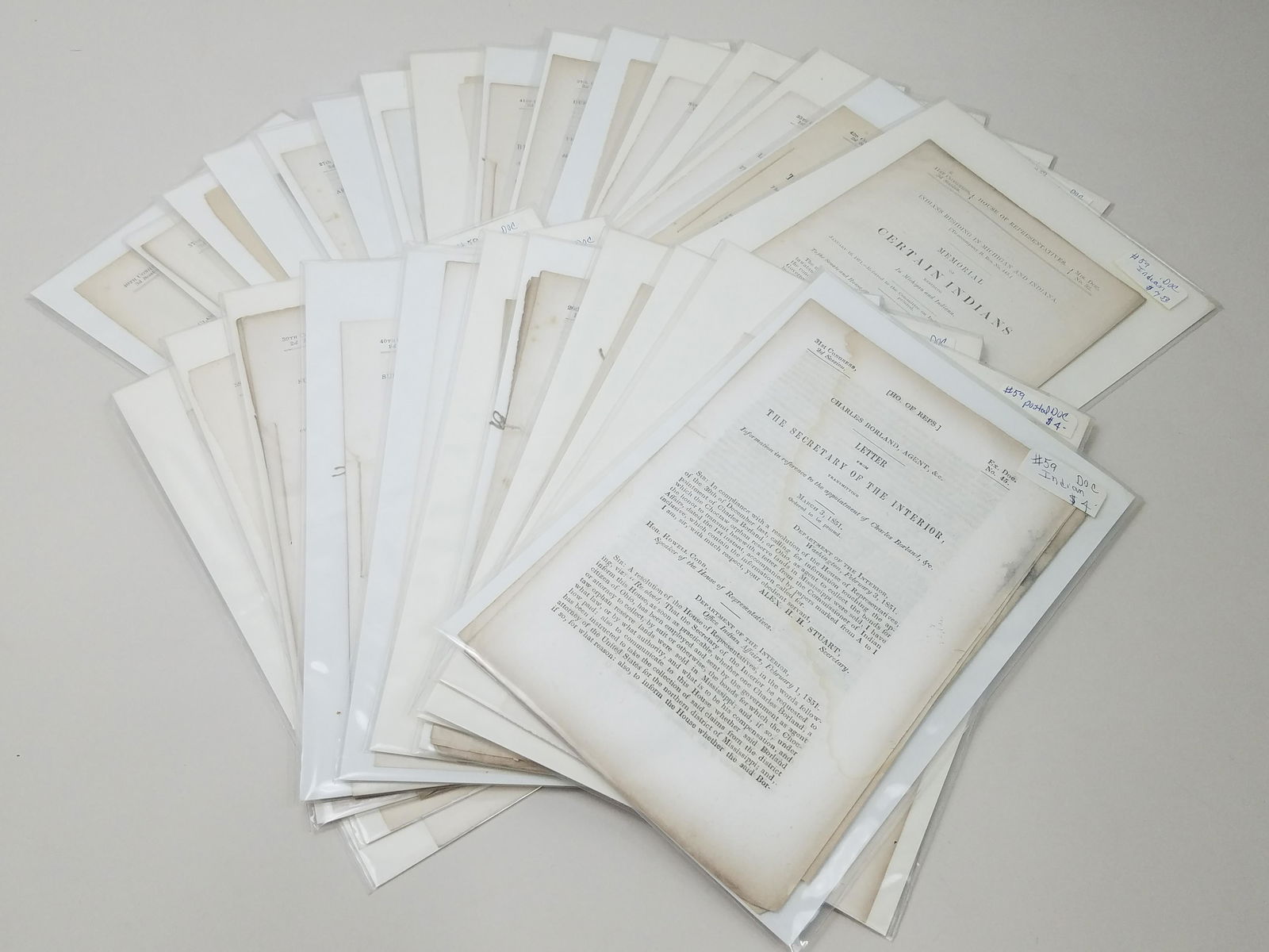 27 Congressional Speeches / Letters About Indians (1 of 8)