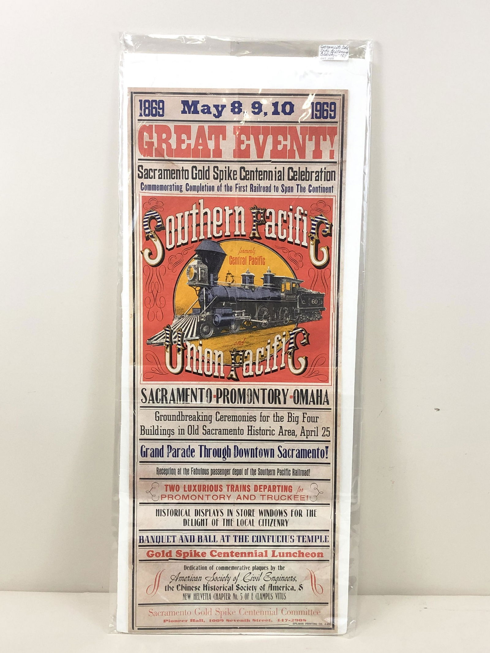 Sacramento Gold Spike Centennial Poster (1 of 2)