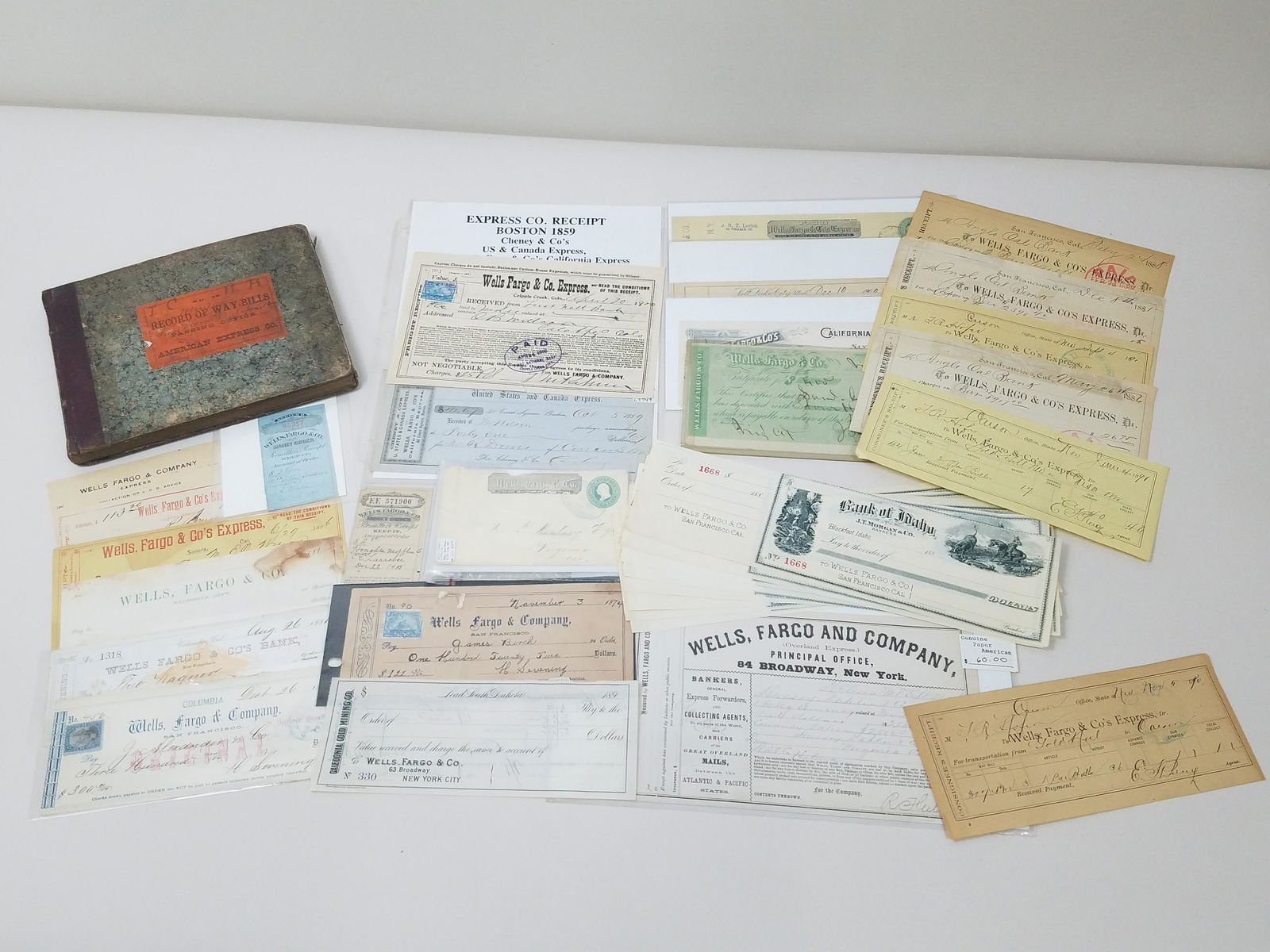 33 Pcs Wells Fargo & Co Express Ephemera (1 of 8)