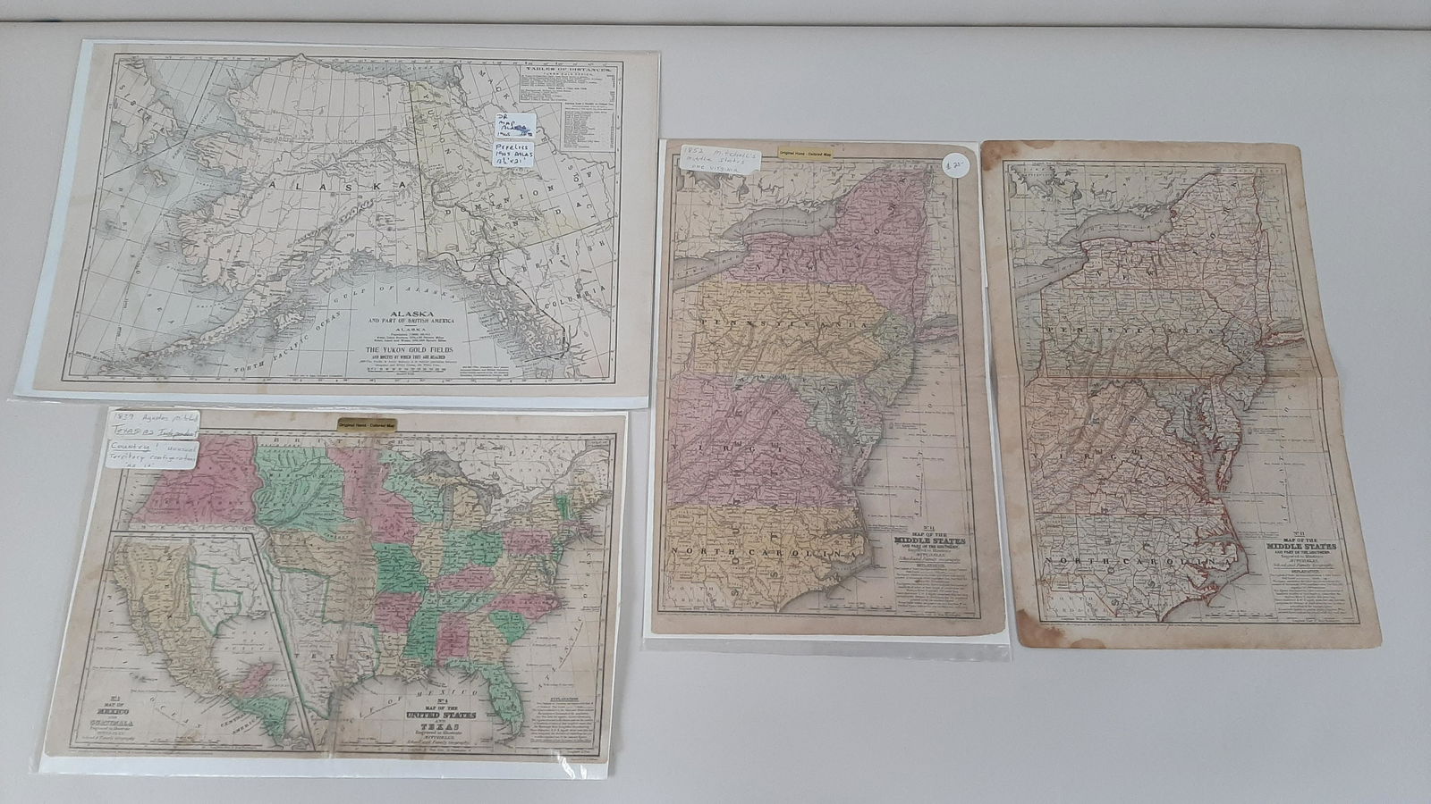 4 Maps incl. S. August Mitchell (1 of 11)