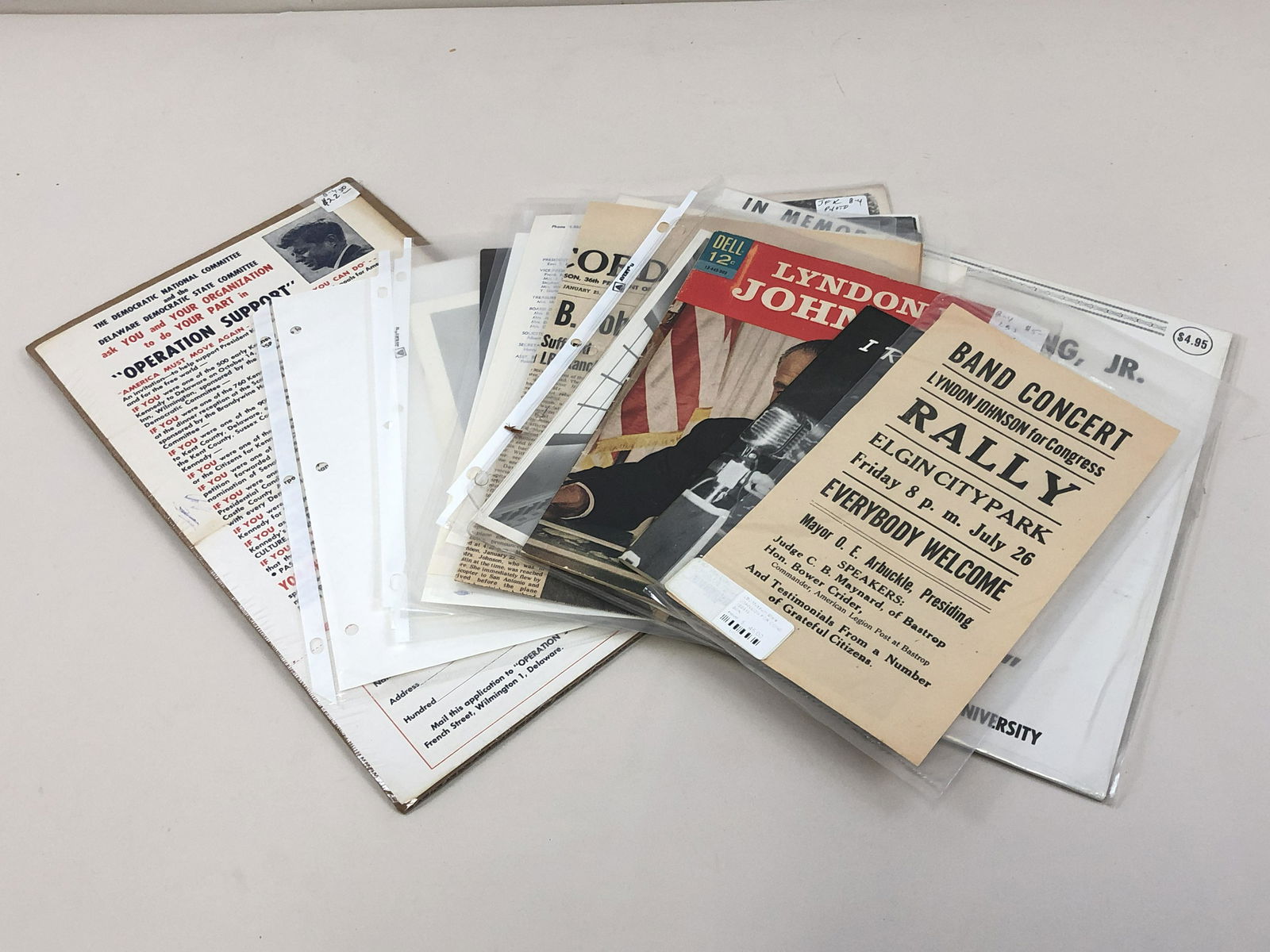 15 Pcs Kennedy and MLK Ephemera (1 of 6)