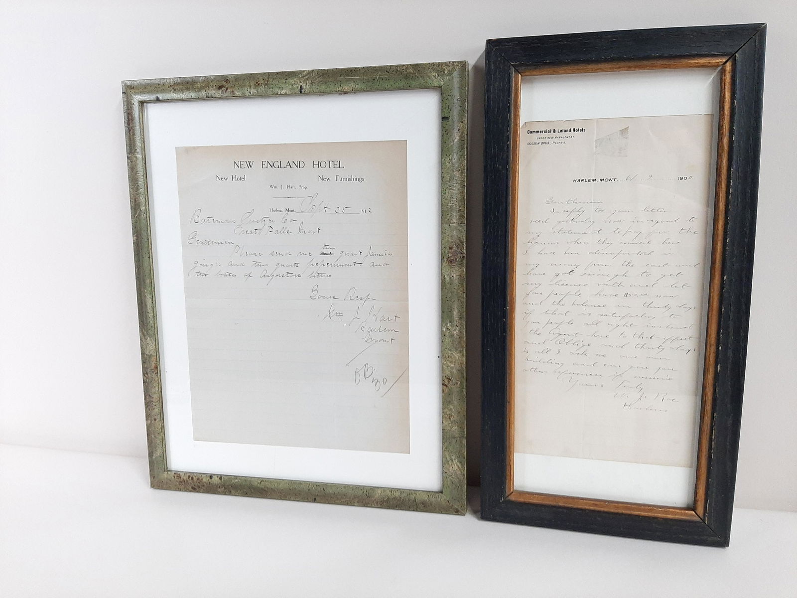 2 Harlem Montana Hotel Letters (1 of 4)