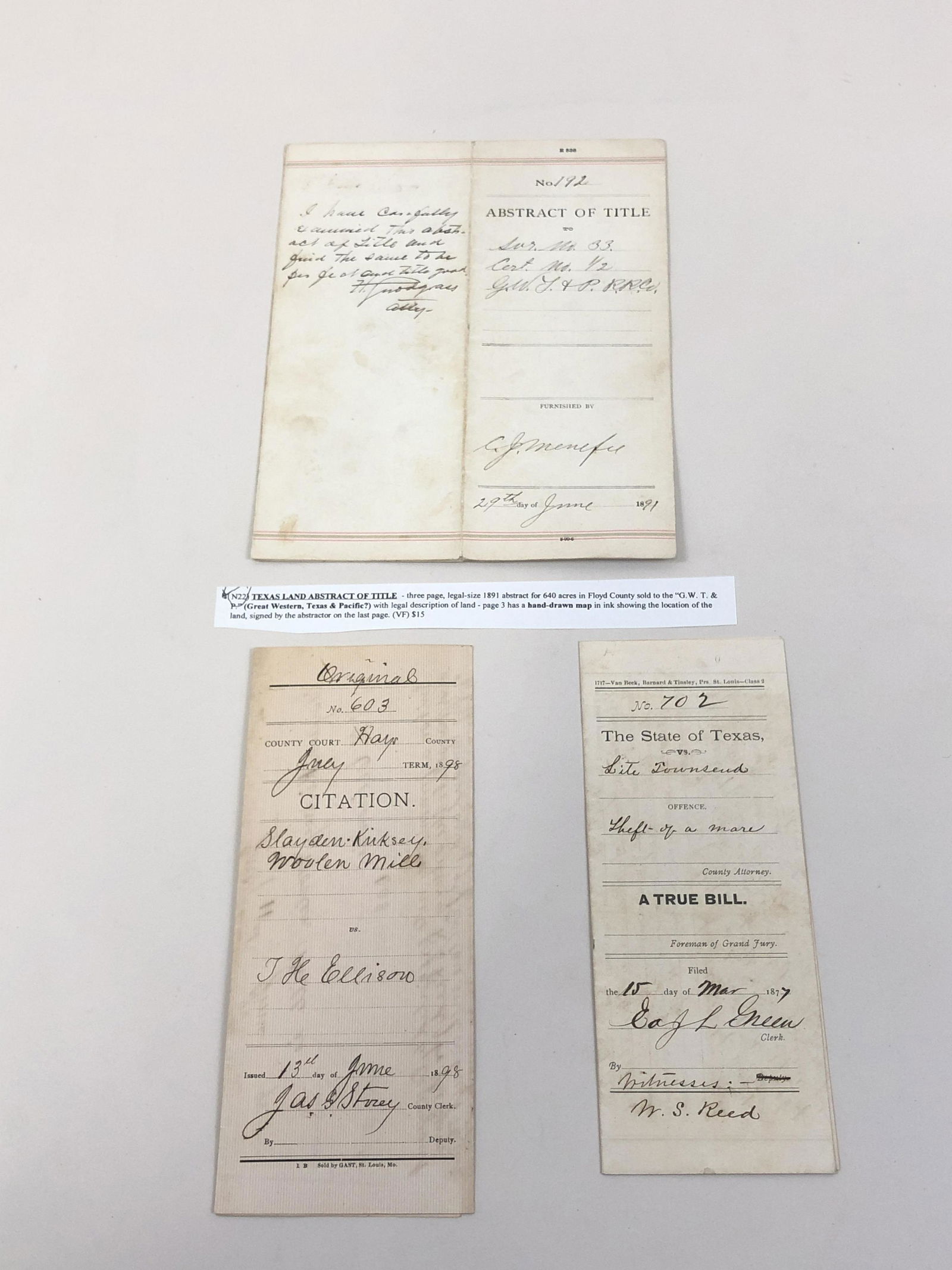 3 Documents incl Deeds (1 of 4)