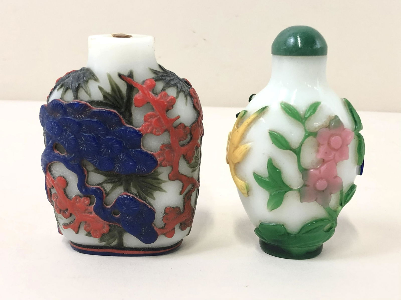 2 Peking Glass Snuff Bottles (1 of 3)