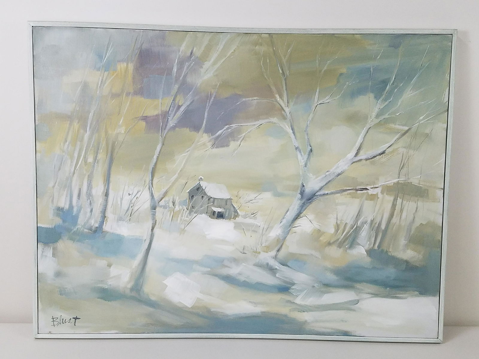 E. Blust "Blizzard" Painting (1 of 3)