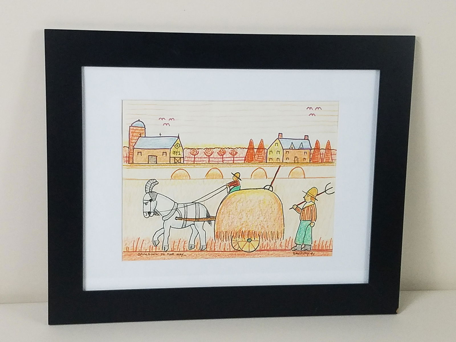 Jack Savitsky (1910-1991)"Bringing In The Hay" Original (1 of 3)