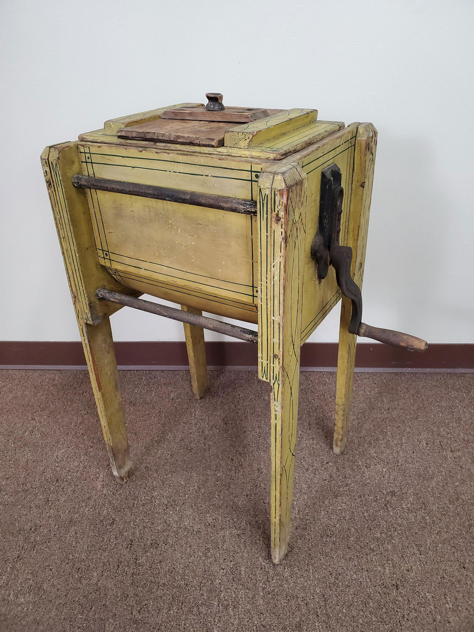 Painted Butter Churn (1 of 3)
