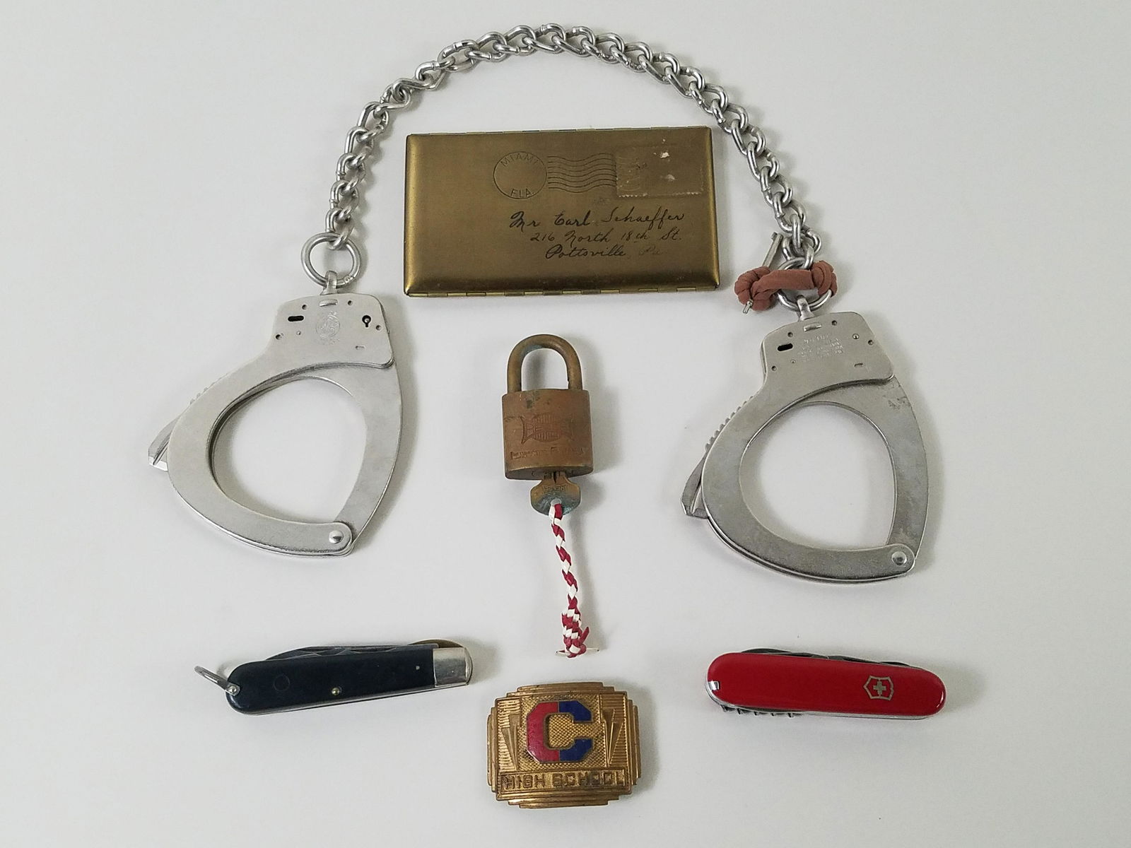 6 Pcs incl Smith and Wesson Leg Shackles (1 of 7)