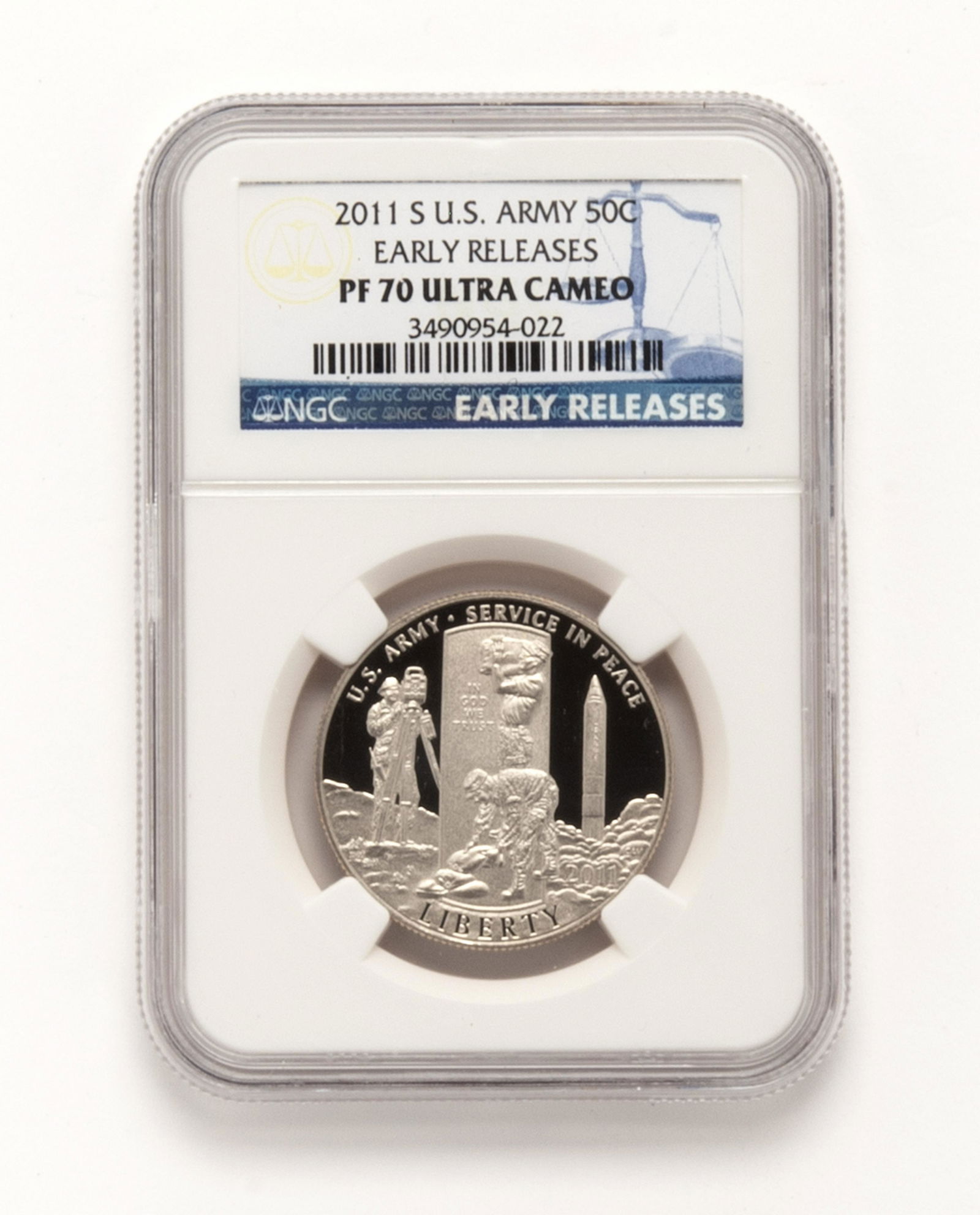 2011-S U.S. Army Half Dollar (NGC Graded) (1 of 2)