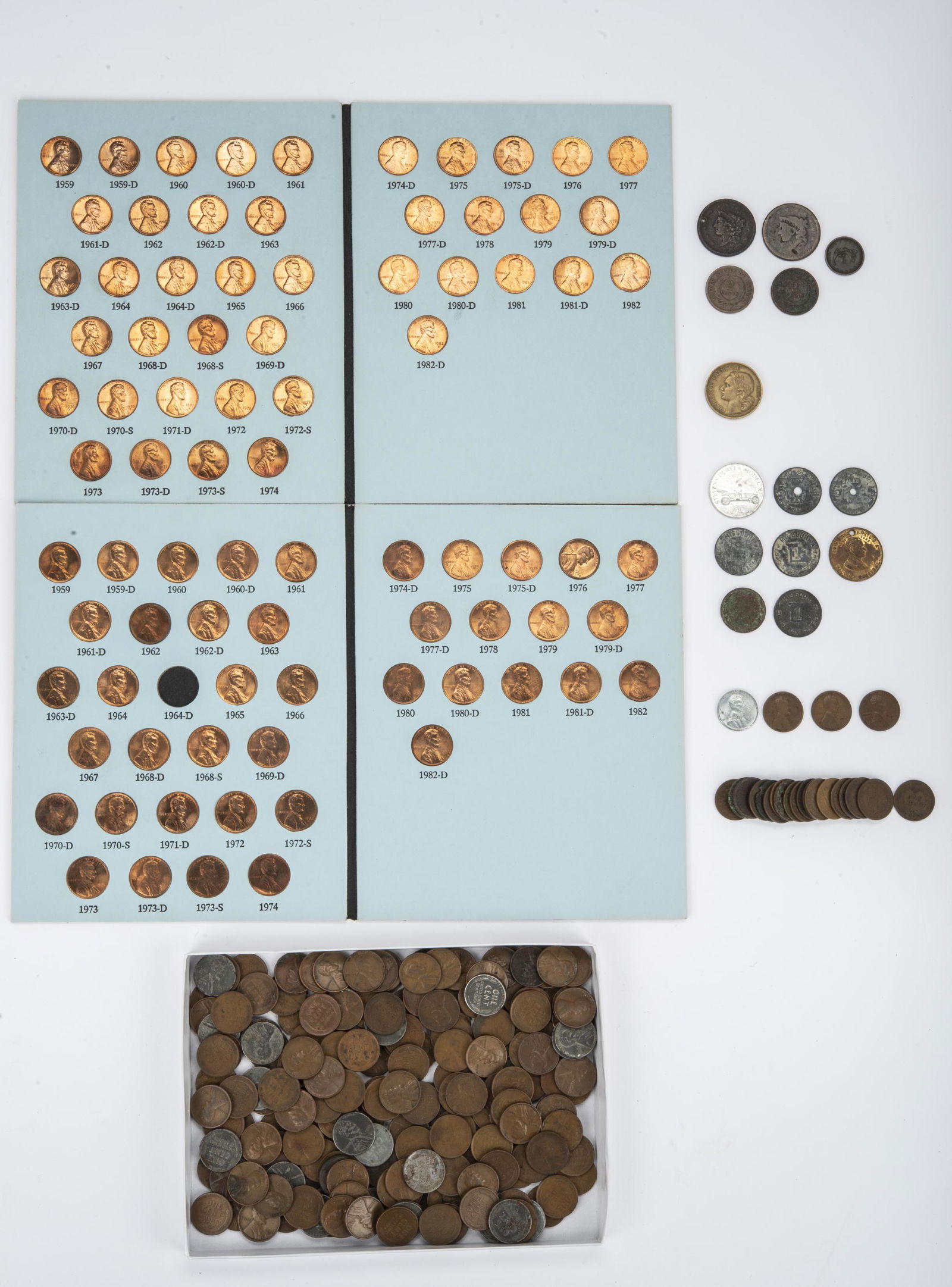 302 U.S. Coins Incl Lincoln Memorial Sets (1 of 1)