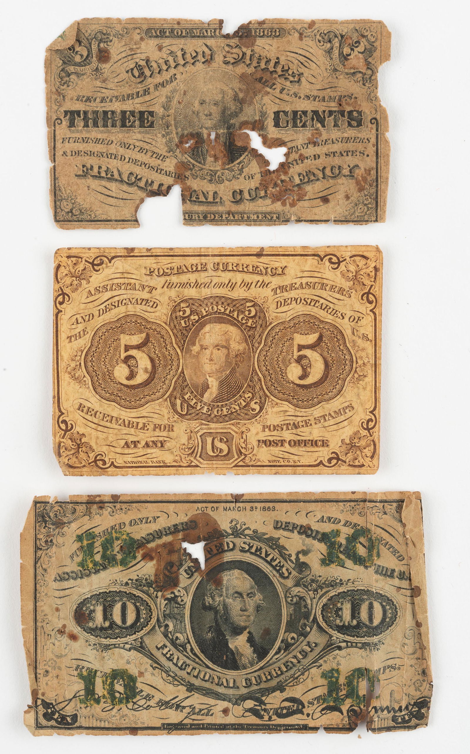 3 Early US Notes (1 of 2)