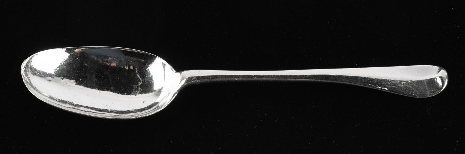 18th C English Sterling Rat Tail Spoon (1 of 3)