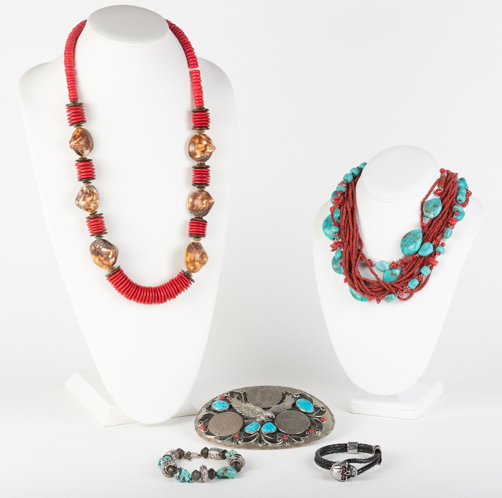 4 Pcs Native American Costume Jewelry (1 of 13)