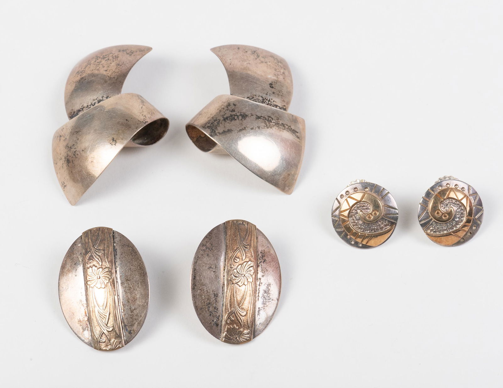 3 Pairs Sterling Earrings (1 of 4)